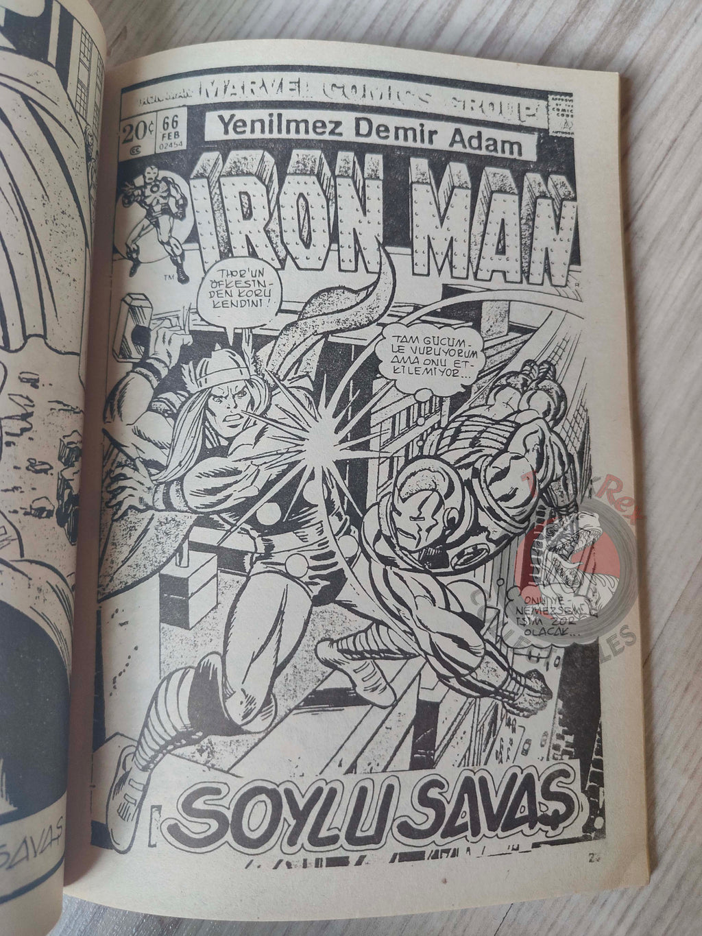 Iron Man #4 1988 Turkish Comic Turkey cover #67 inside #65 #66 #67 Crash Thor