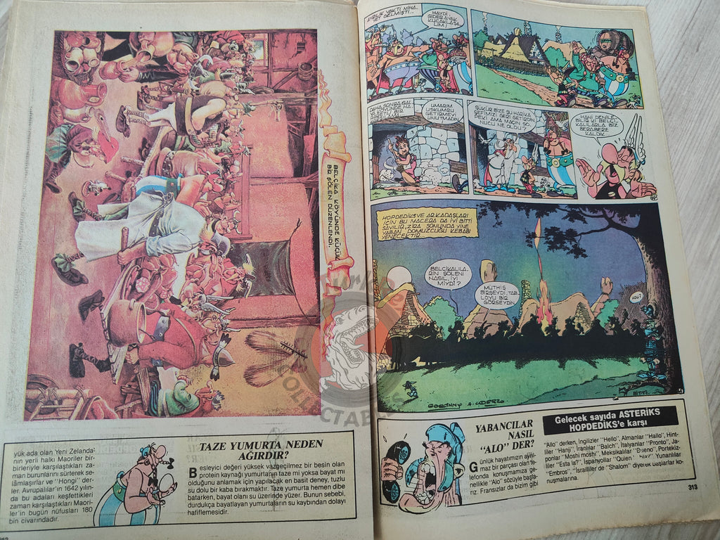 Asterix – Asterix in Belgium early 90s Turkish Edition Comic Turkey