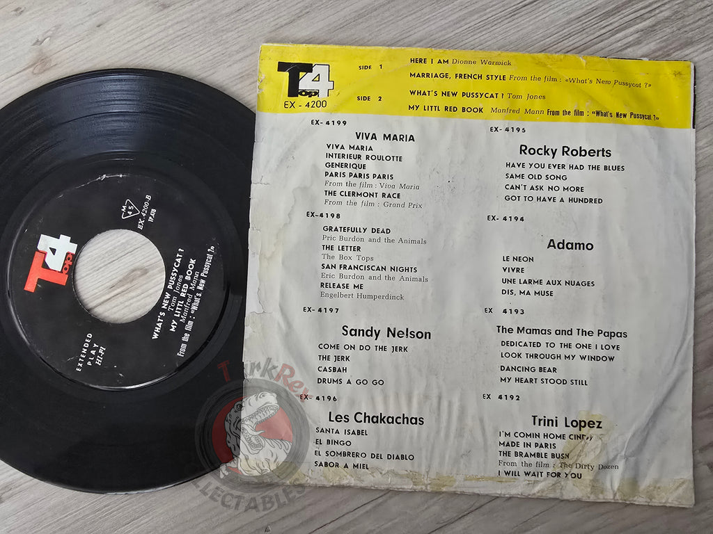 Manfred Mann / Dionne Warwick / Tom Jones 7" Iran Pressing Vinyl Iranian Edition