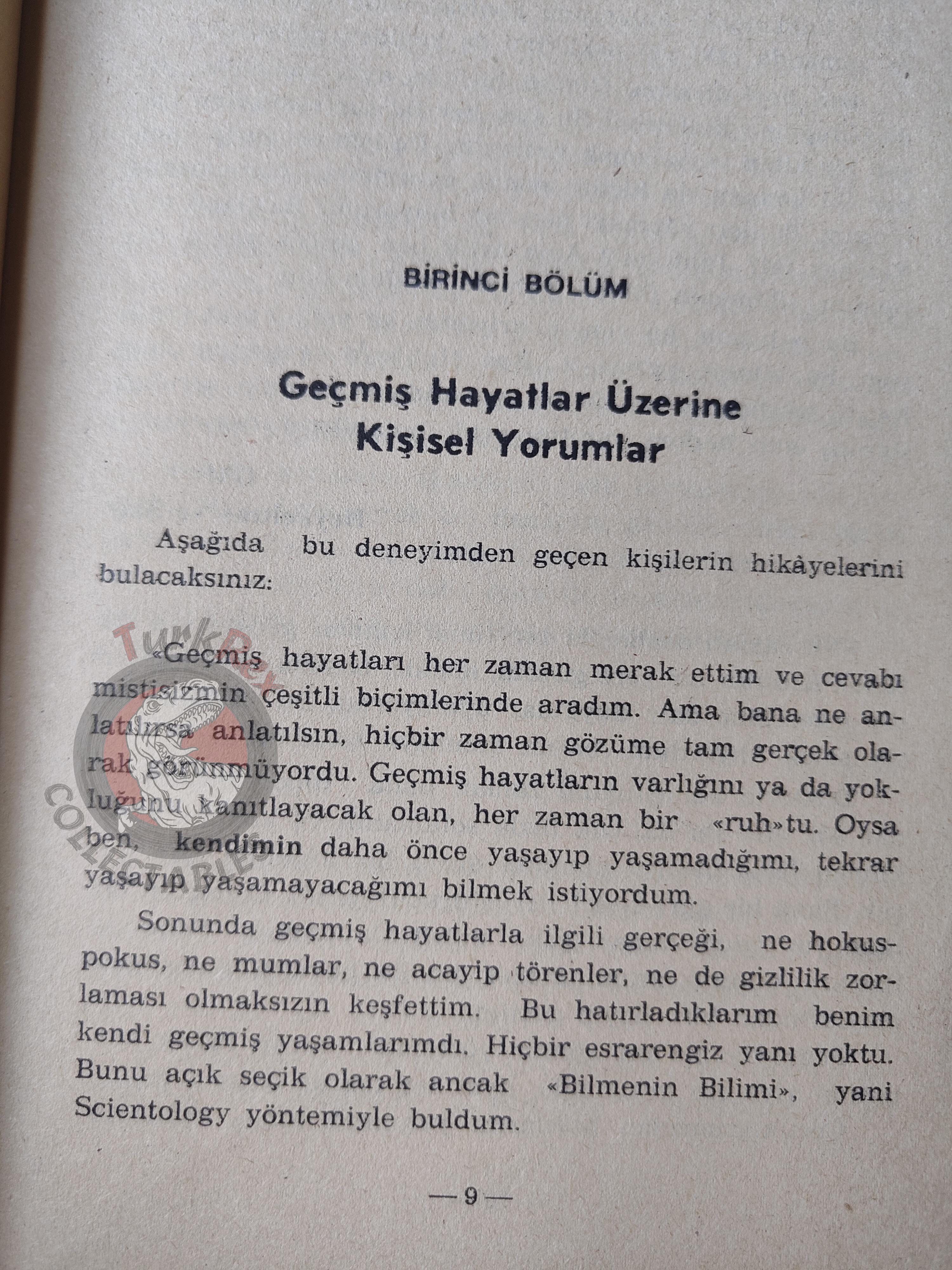 L. Ron Hubbard –  Have You Lived Before This Life? 1989 Turkish Book Turkey