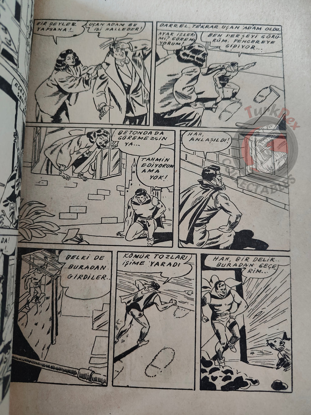 Mandrake the Magician 1950 The Treasure Hunt Turkish Comic Turkey