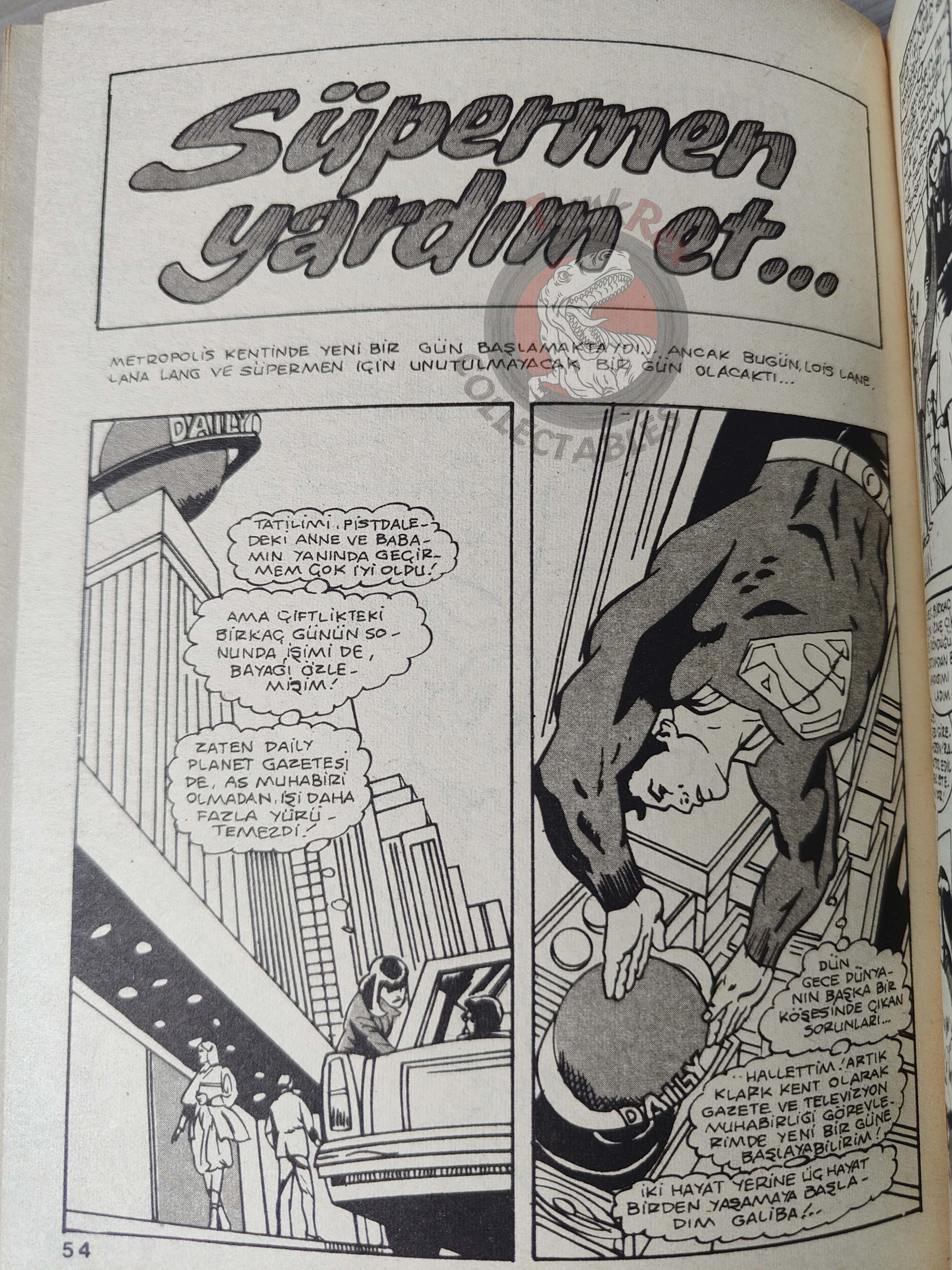 Superman #28 1984 Turkish Comic Turkey #307 #308 #309 #388 Supergirl Adventure Comics #409
