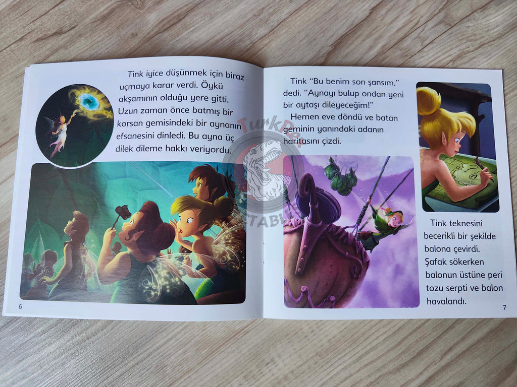 Tinker Bell and the Lost Treasure 2013 Turkish Book Turkey Illustrated
