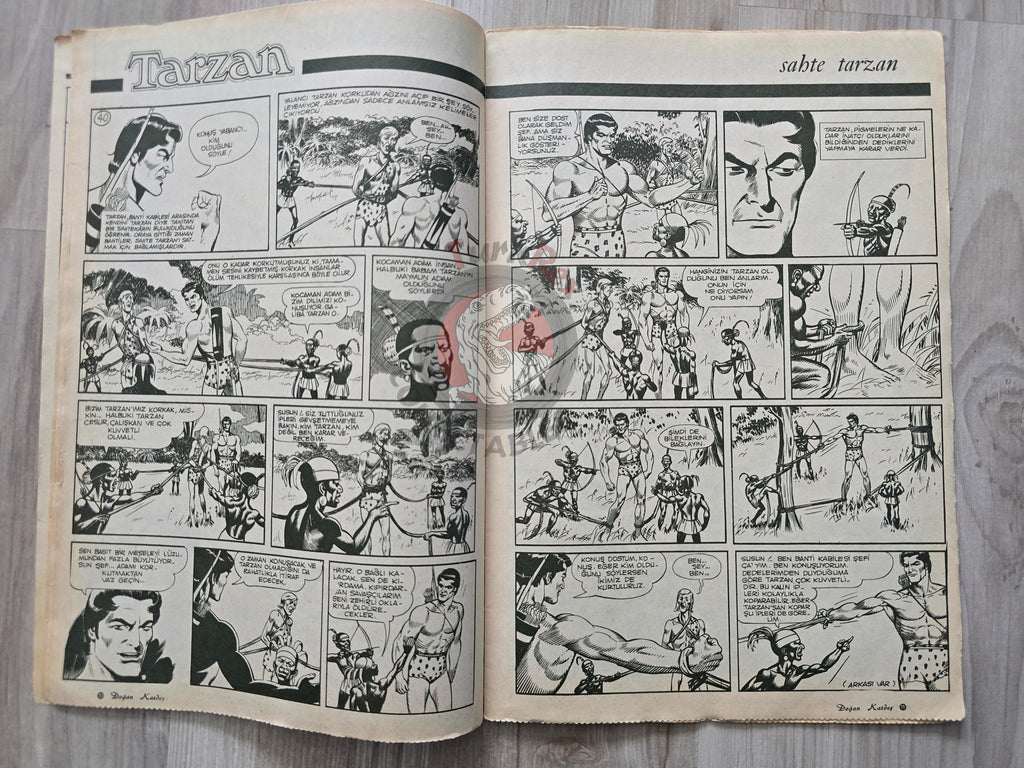 Doğan Kardeş 1971 Magazine #32 Turkish Comic Turkey Sinbad the Sailor Alice In Wonderland