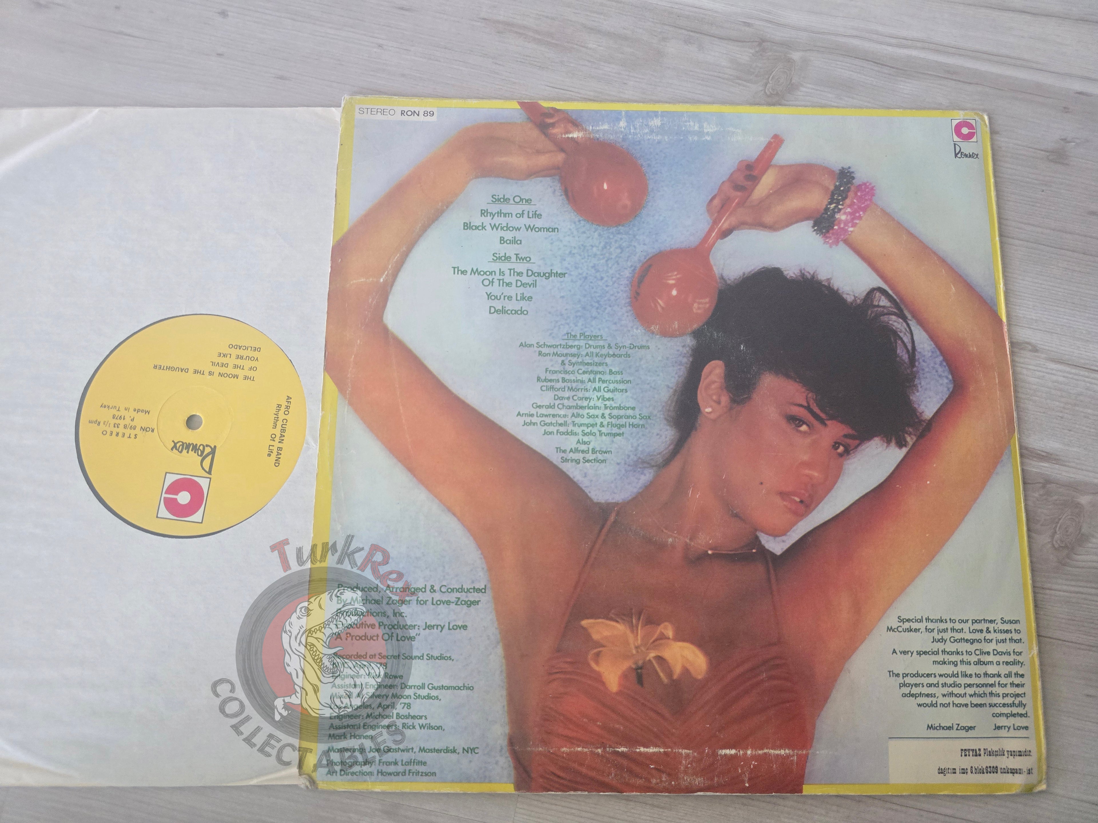 Afro-Cuban Band – Rhythm Of Life Turkish Pressing Vinyl Turkey Edition