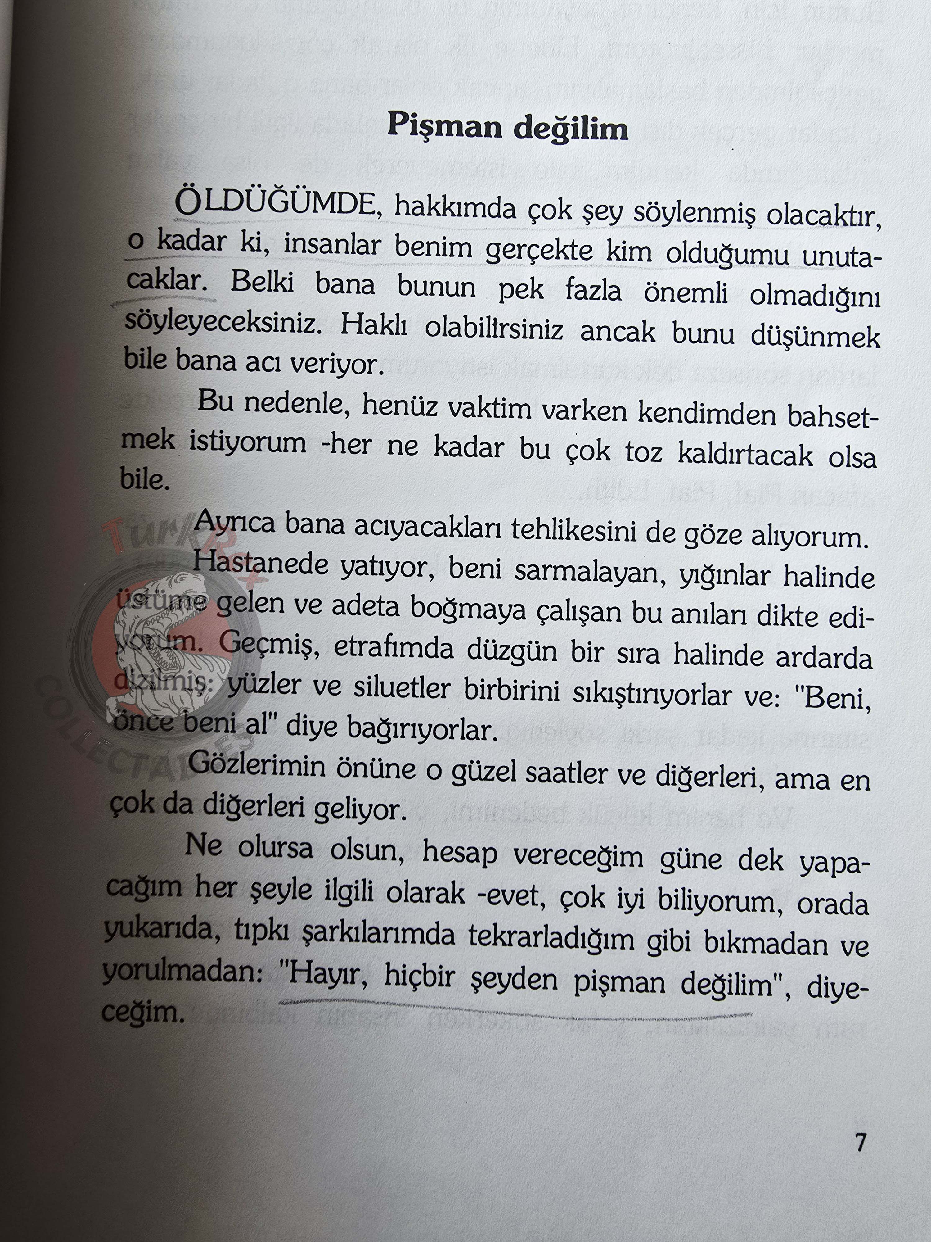 Edith Piaf – Mein Leben 1994 1st by Turkish Book Turkey My Life