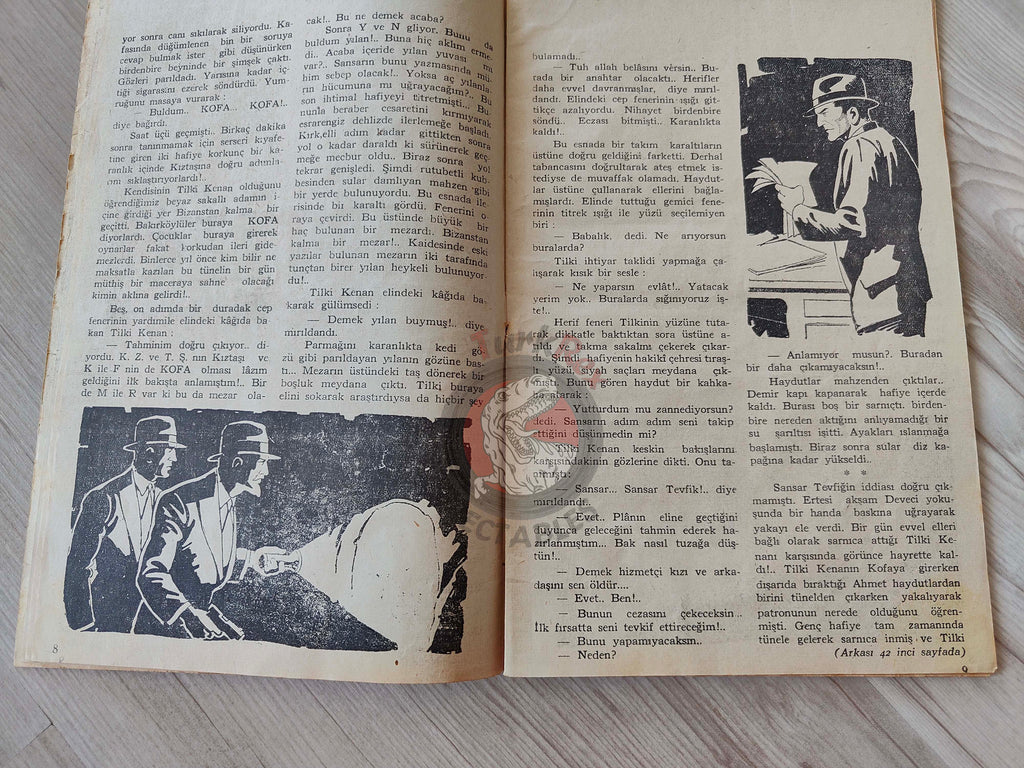 1001 Roman 1944 The Phantom - The Singh Brotherhood / The Sky Band Turkish Comic Mag Turkey