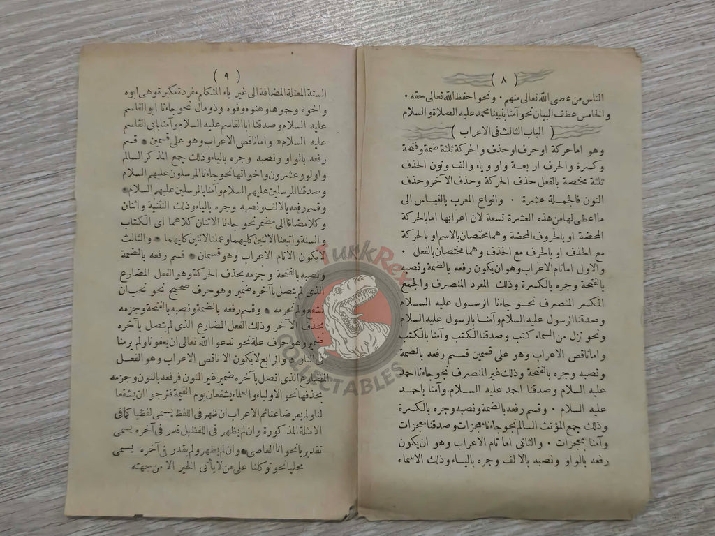 Avâmil 1884 Islamic education in Ottoman Empire Arabic Grammar 1300 Turkish