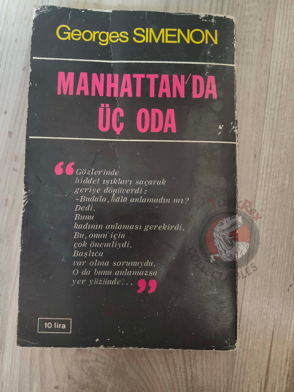 Georges Simenon – Three Beds in Manhattan 1972 1st Turkish Book Turkey