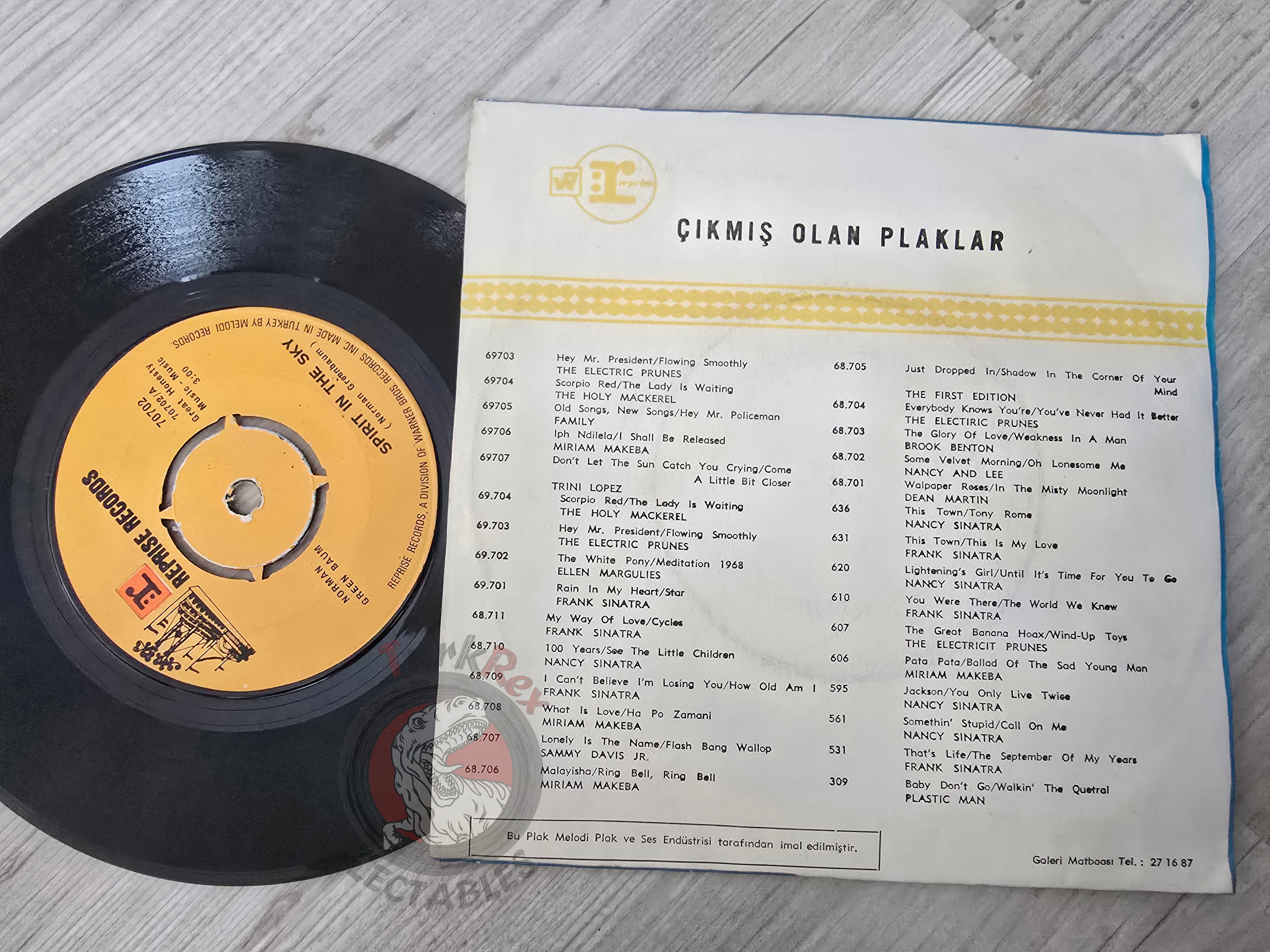 Norman Greenbaum – Spirit In The Sky / Milk Cow 7" Turkish Pressing Vinyl Turkey Edition