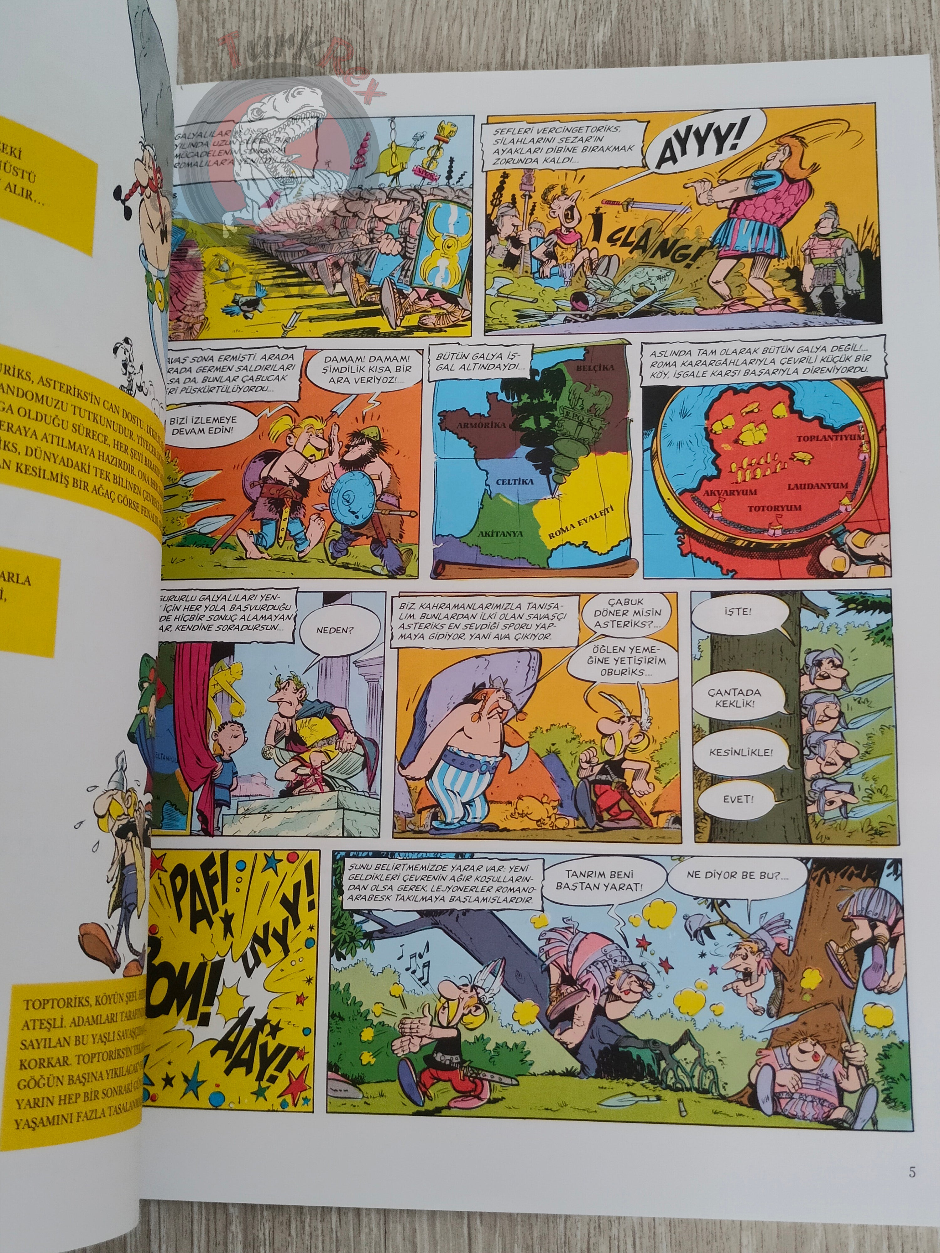 Asterix – Asterix the Gaul 2001 1st Edition Turkish Edition Comic Turkey