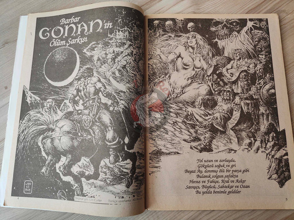 Conan #2 The Savage Sword of Conan #2 #3 Turkish Comic Turkey