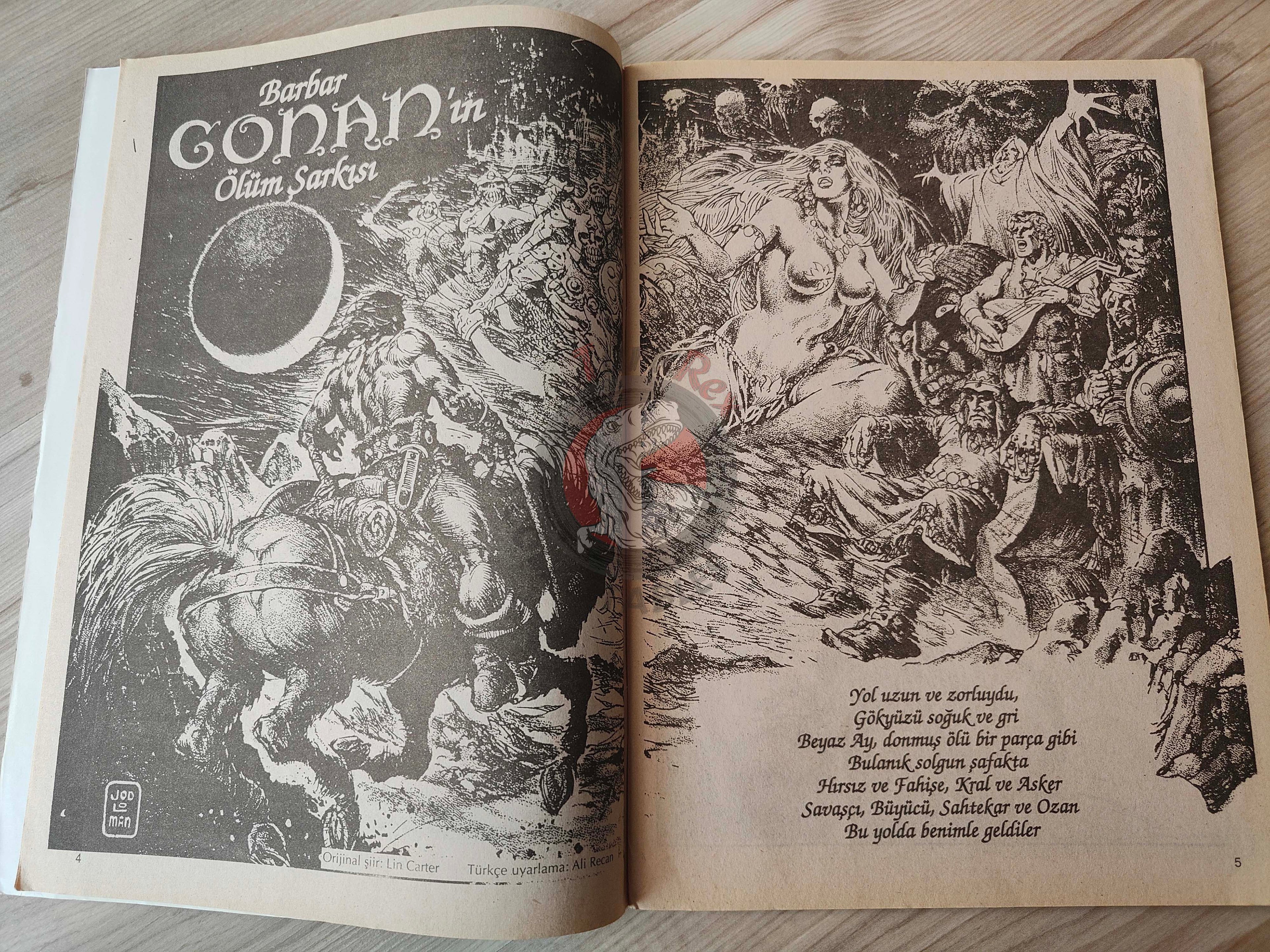 Conan #2 The Savage Sword of Conan #2 #3 Turkish Comic Turkey