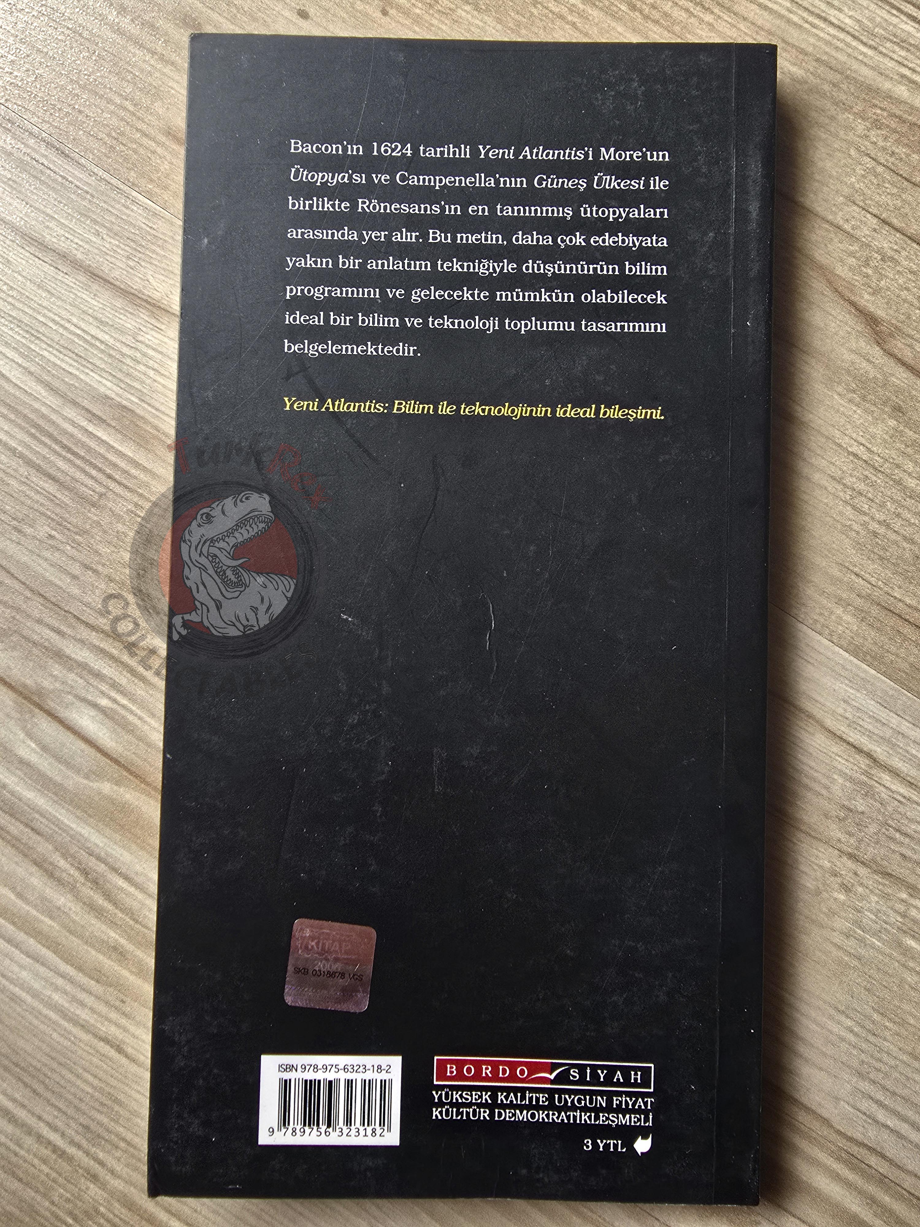 Francis Bacon – New Atlantis 2007 Turkish Book Turkey