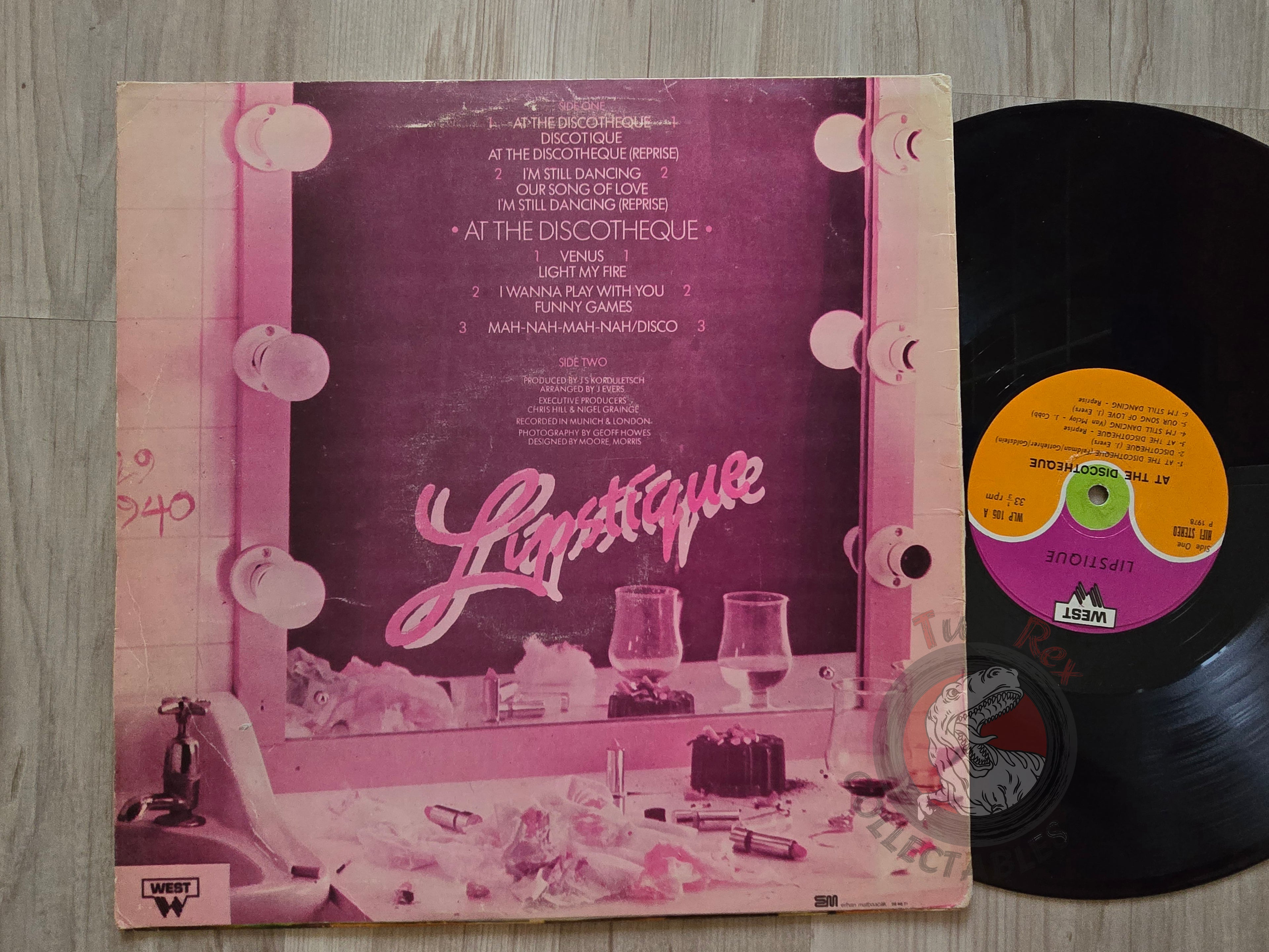 Lipstique – At The Discotheque Turkish Pressing Vinyl Turkey Edition