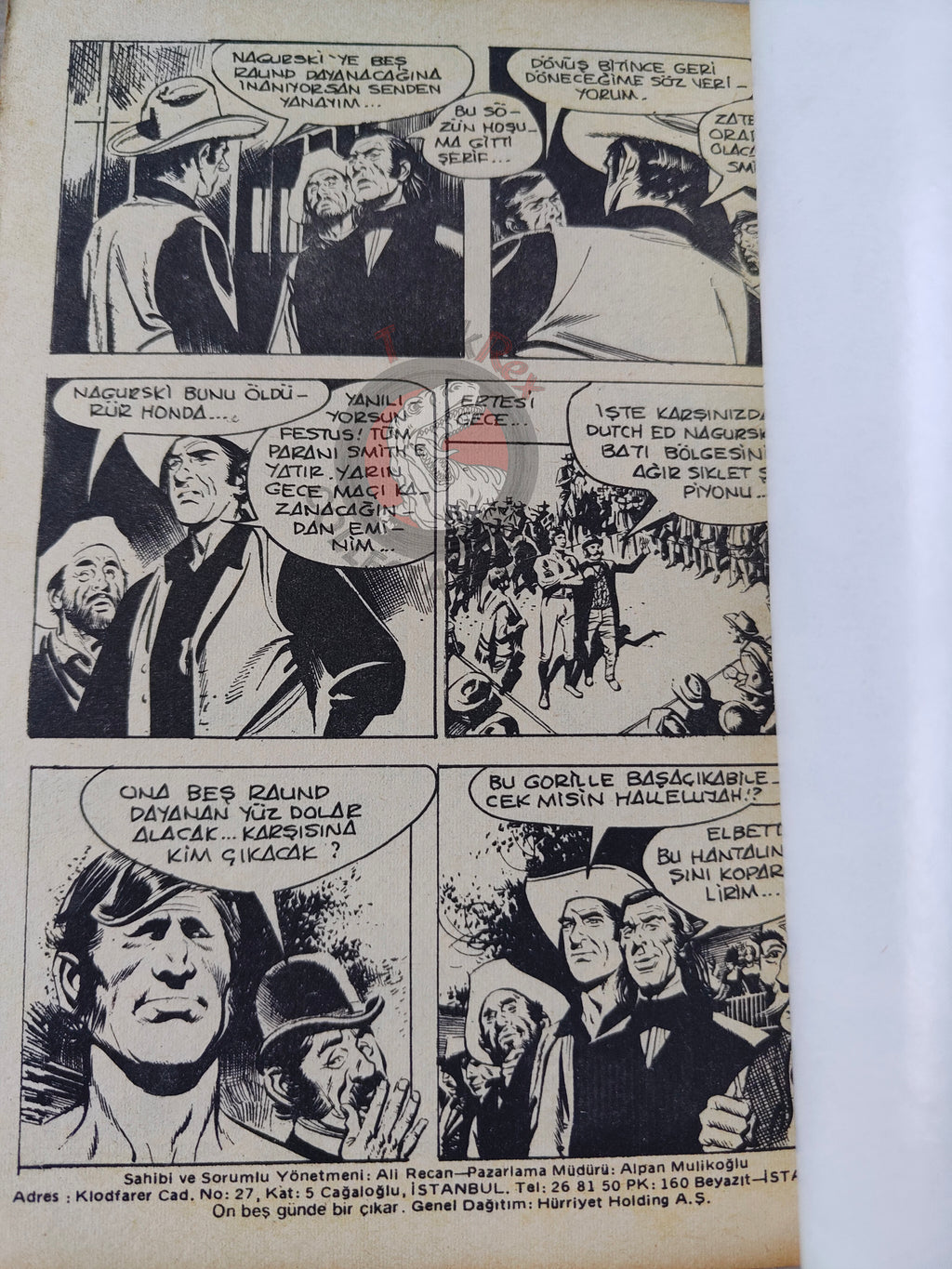 Zorro #2 1980s Turkish Comic Turkey Il Segno di Zorro Hondo Gigante #1