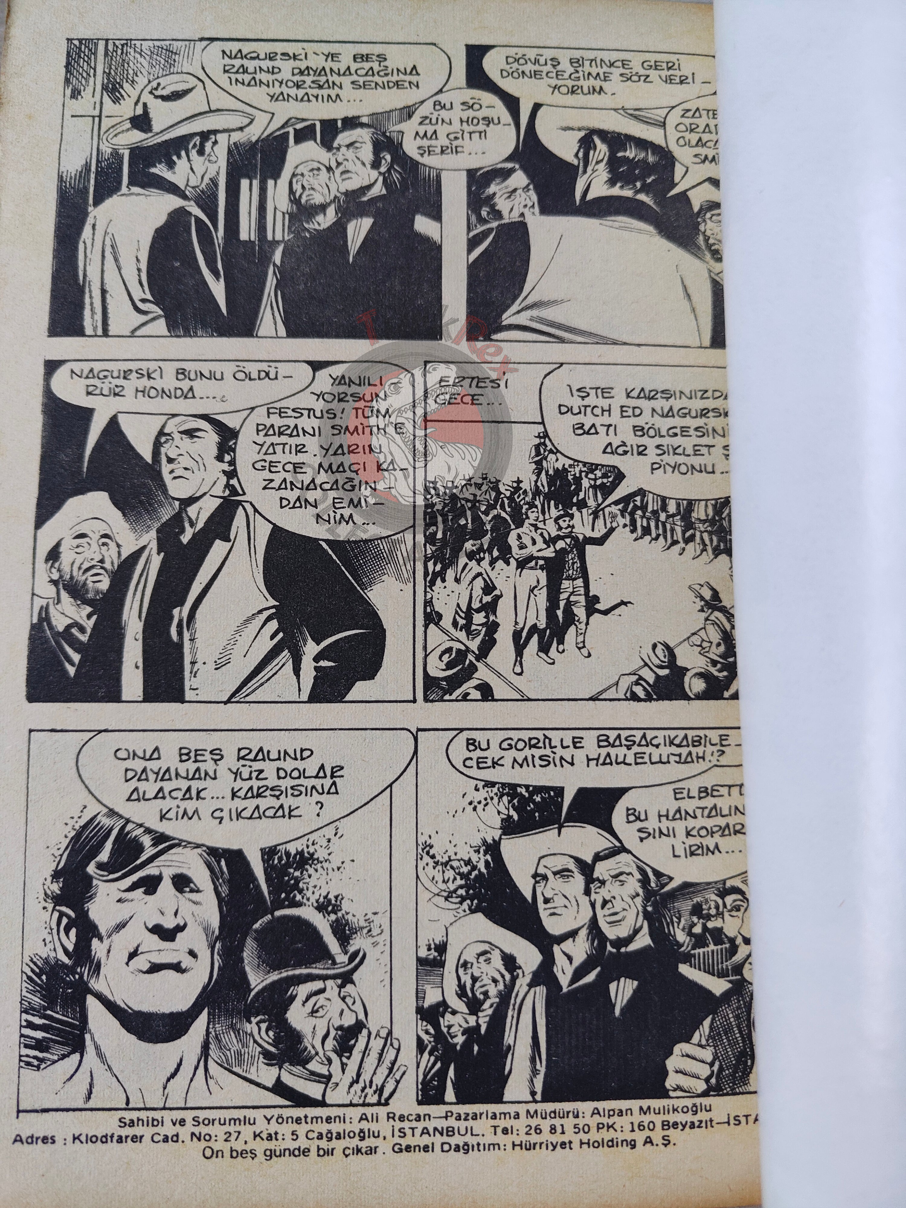 Zorro #2 1980s Turkish Comic Turkey Il Segno di Zorro Hondo Gigante #1