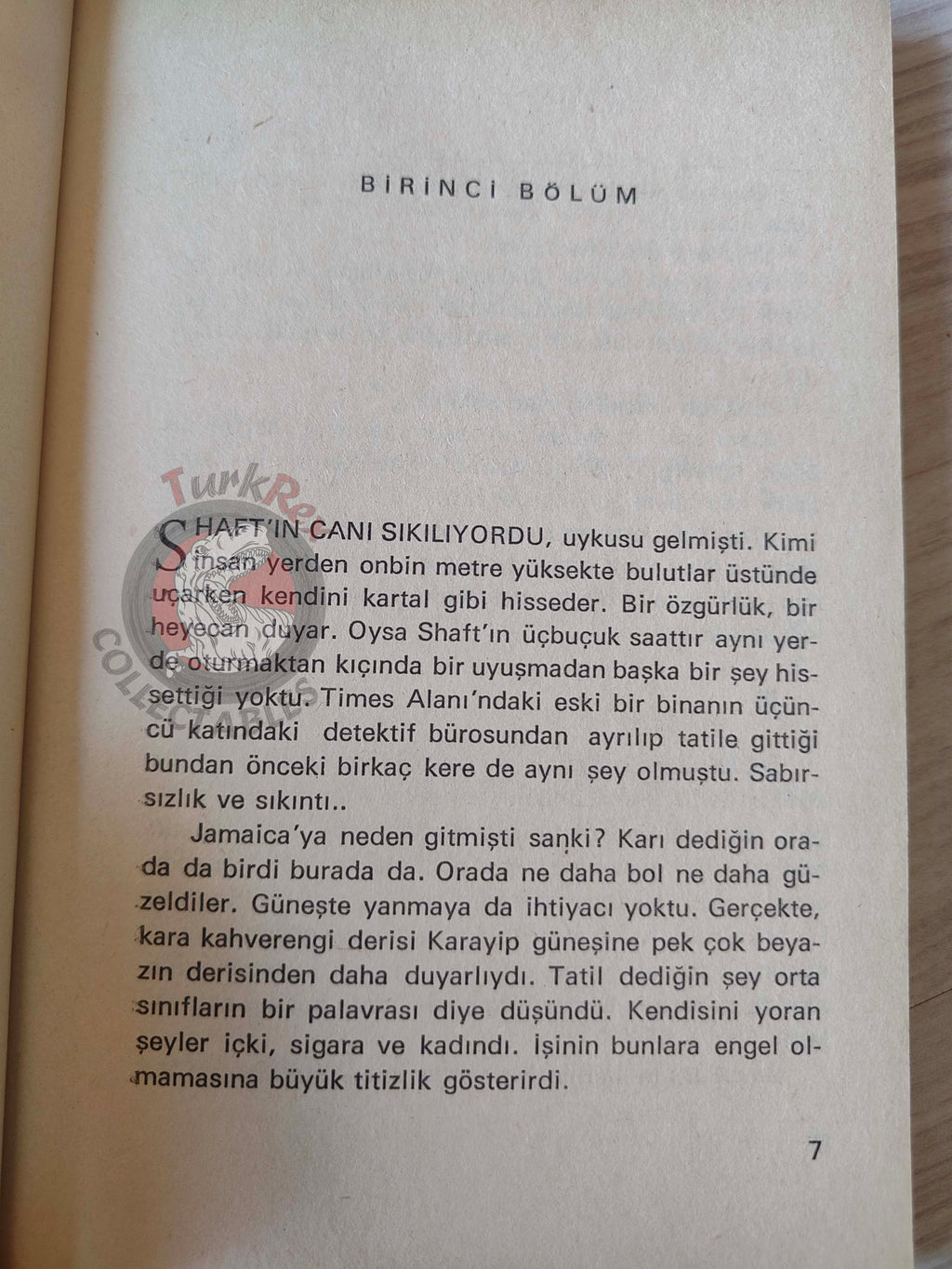 Ernest Tidyman – Shaft 1973 1st Turkish Book Turkey