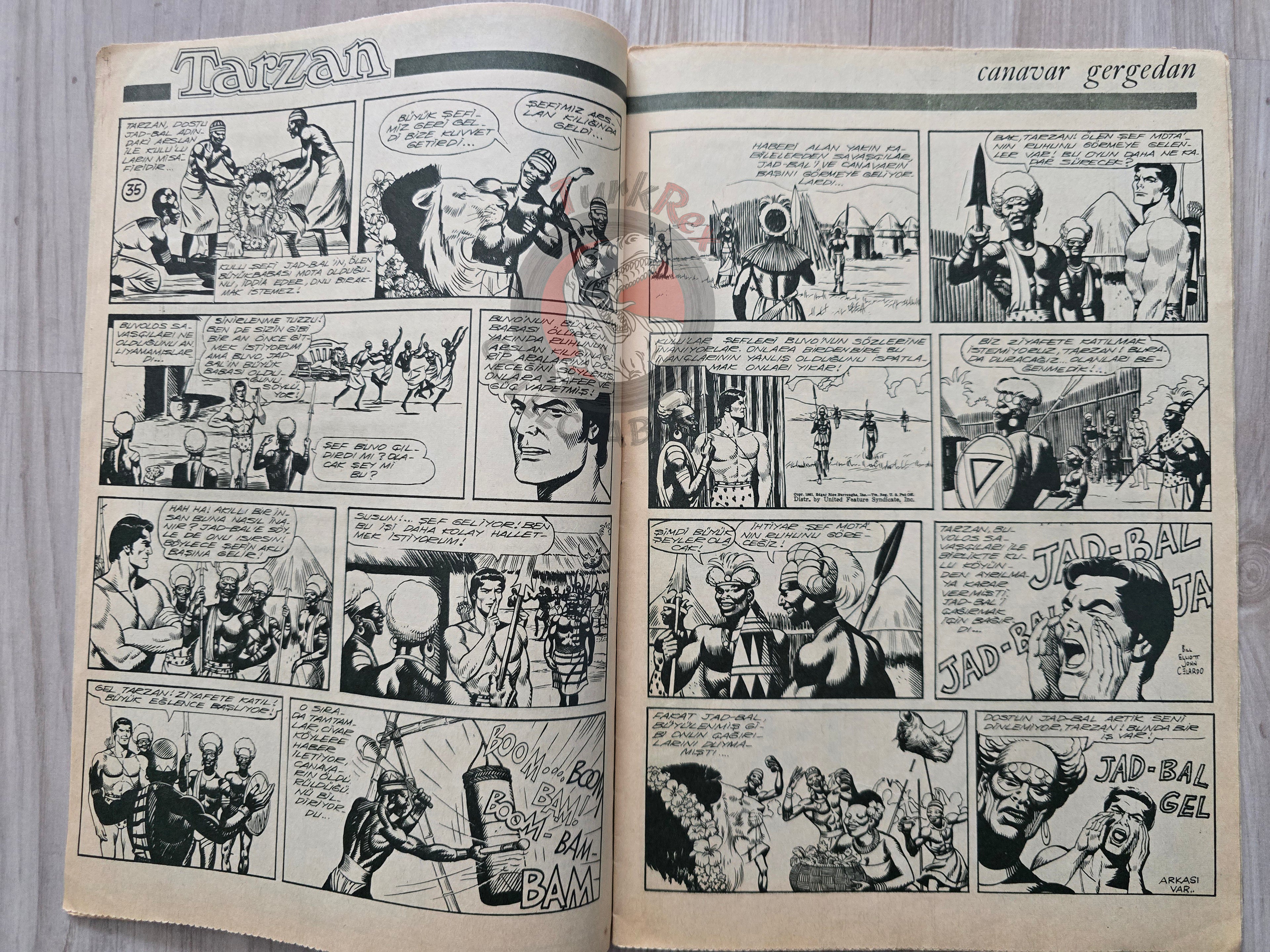 Doğan Kardeş 1971 Magazine #27 Turkish Comic Turkey Sinbad the Sailor Gulliver’s Travels Sibylline