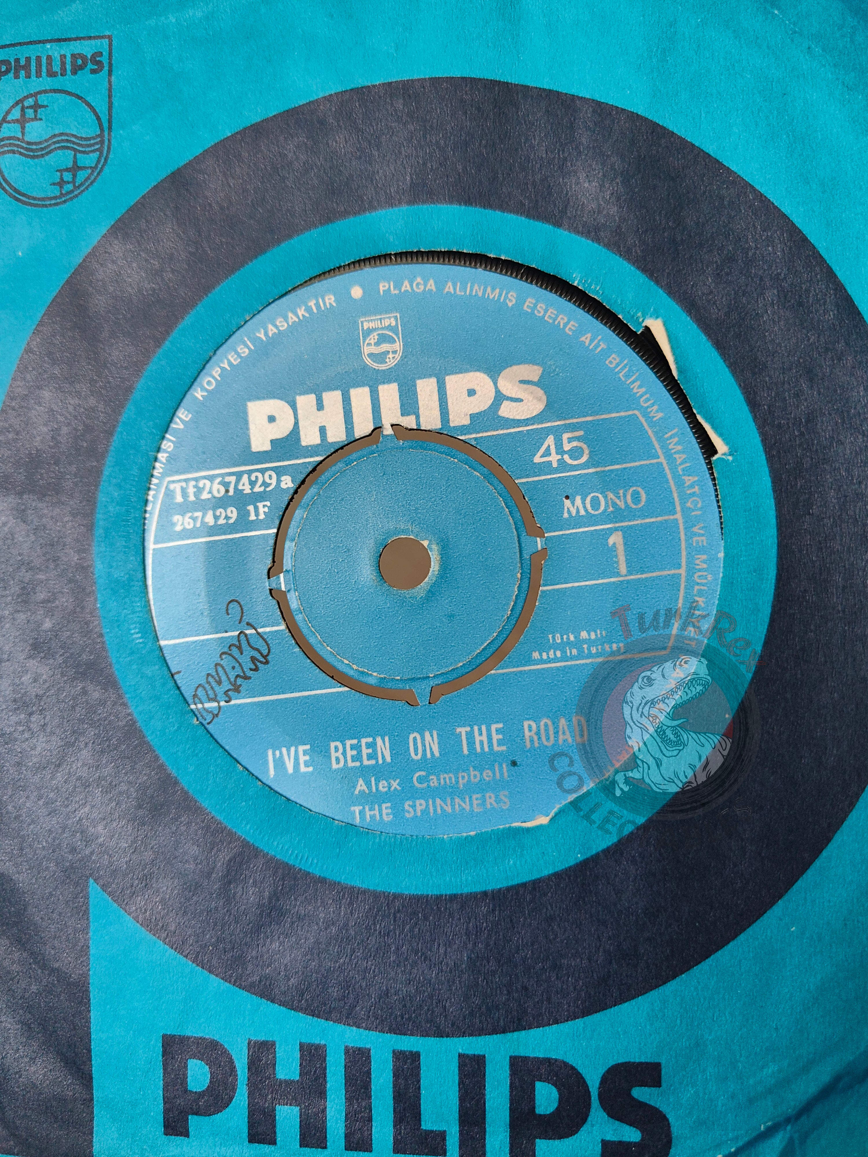The Spinners –  I've Been On the Road 7" Turkish Pressing Vinyl Turkey Edition