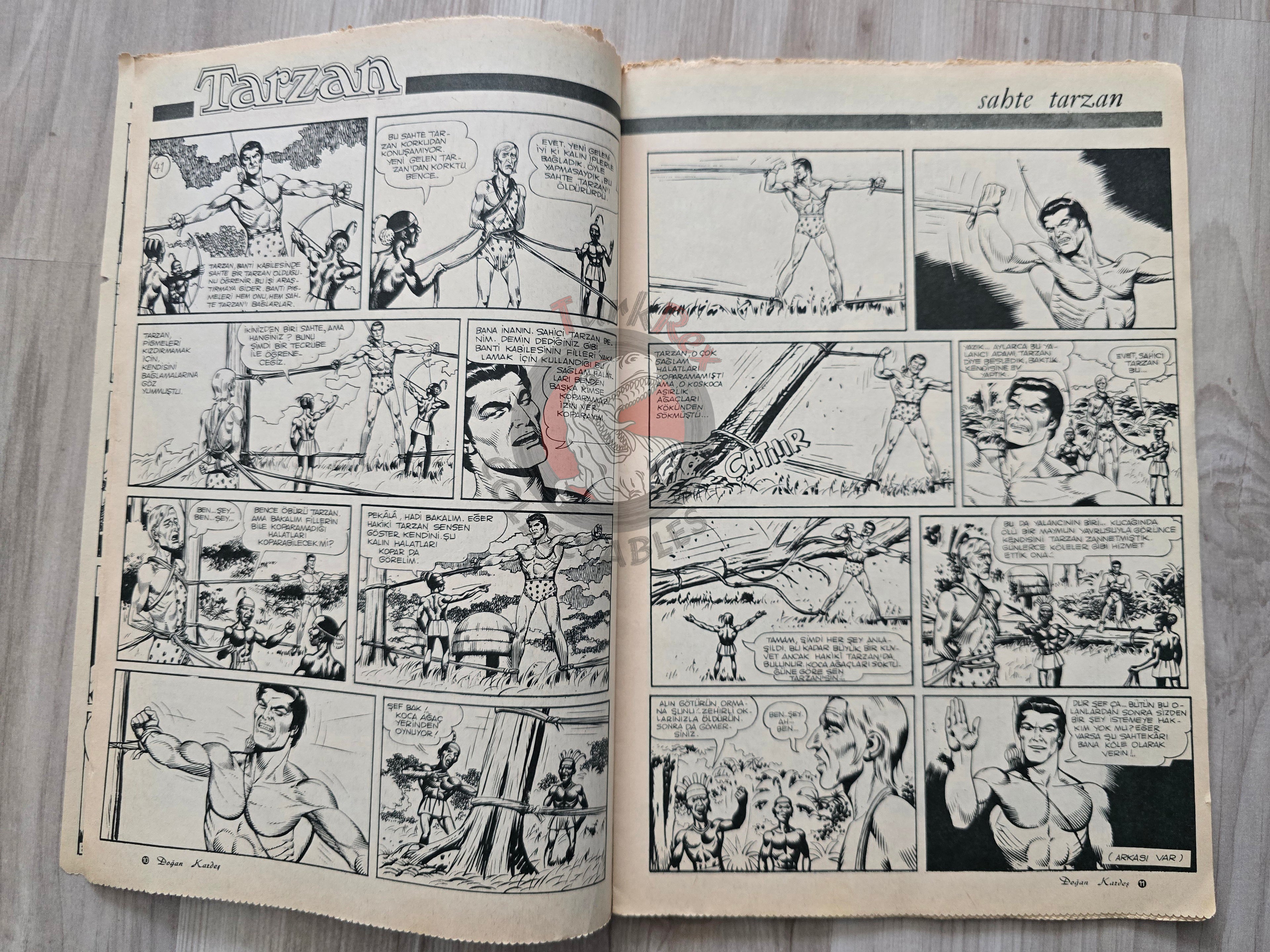 Doğan Kardeş 1971 Magazine #33 Turkish Comic Turkey Sinbad the Sailor Alice In Wonderland