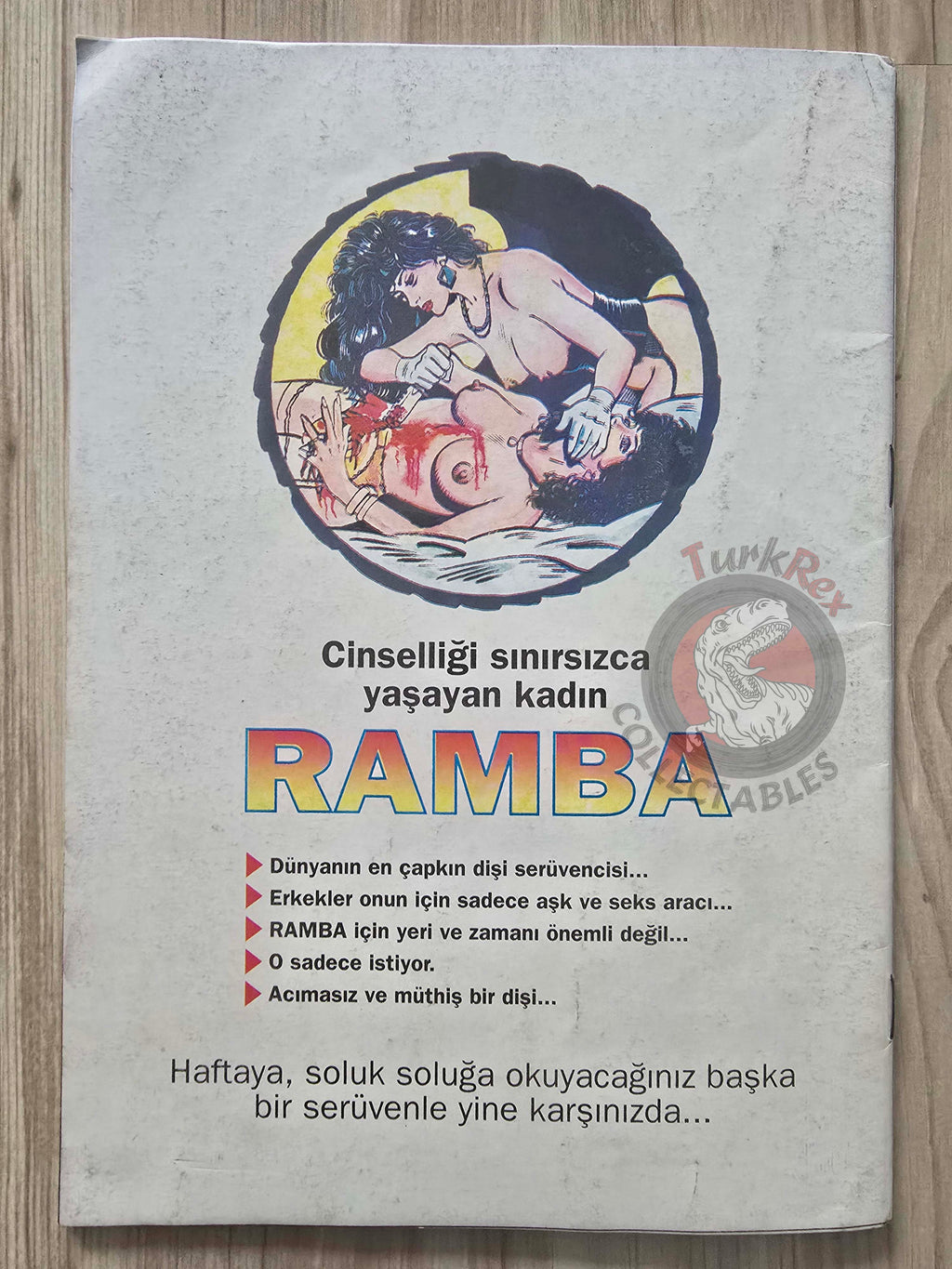 Ramba #3 1994 Il boss si umilia Turkish Comic Turkey Eros Comix Erotic