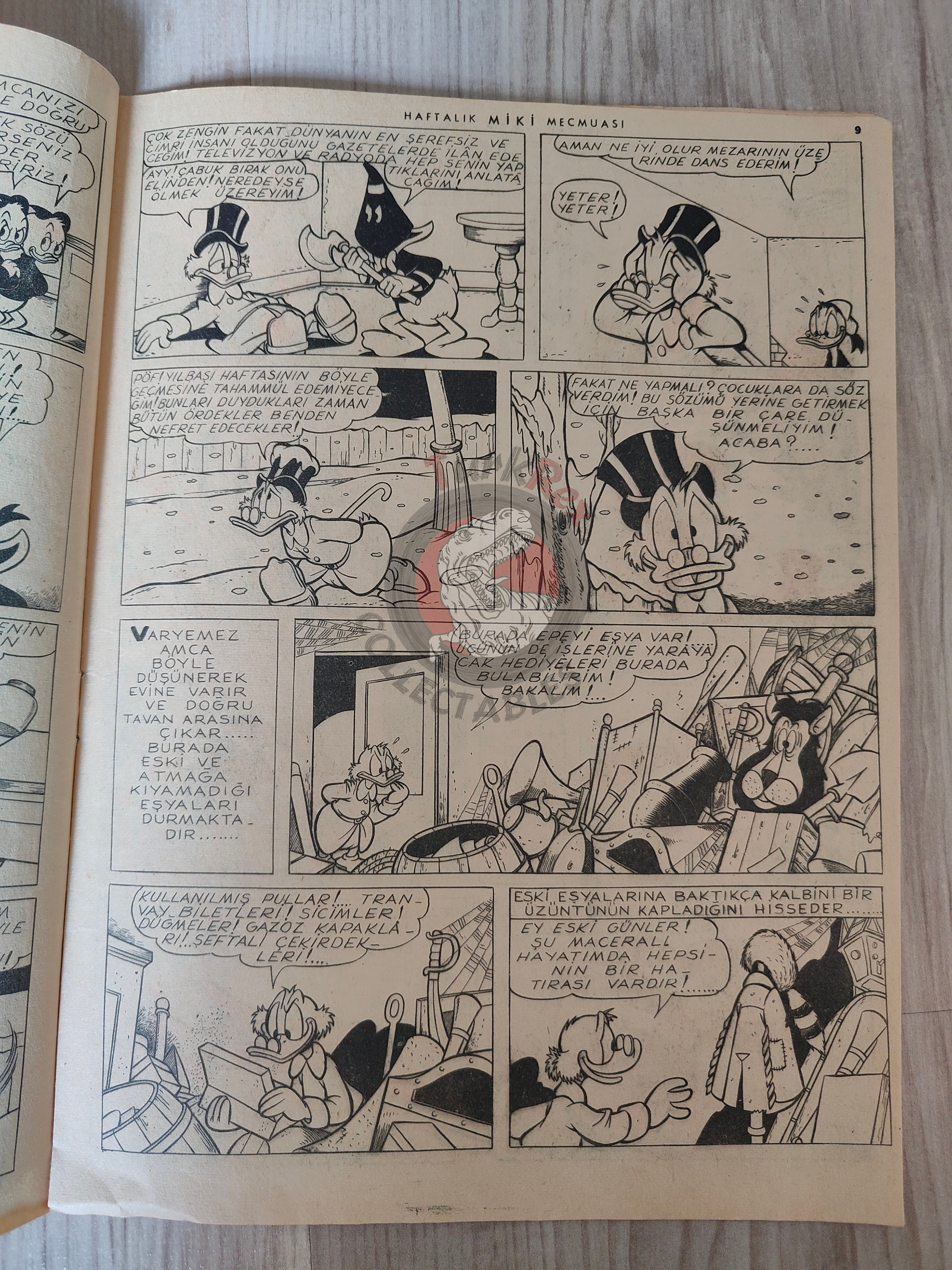 Mickey Mouse Mag #50 1962 Turkish Comic Turkey Walt Disney Donald Duck