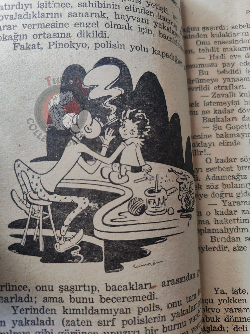 Carlo Collodi – Pinocchio 1956 Turkish Book Turkey Illustrated