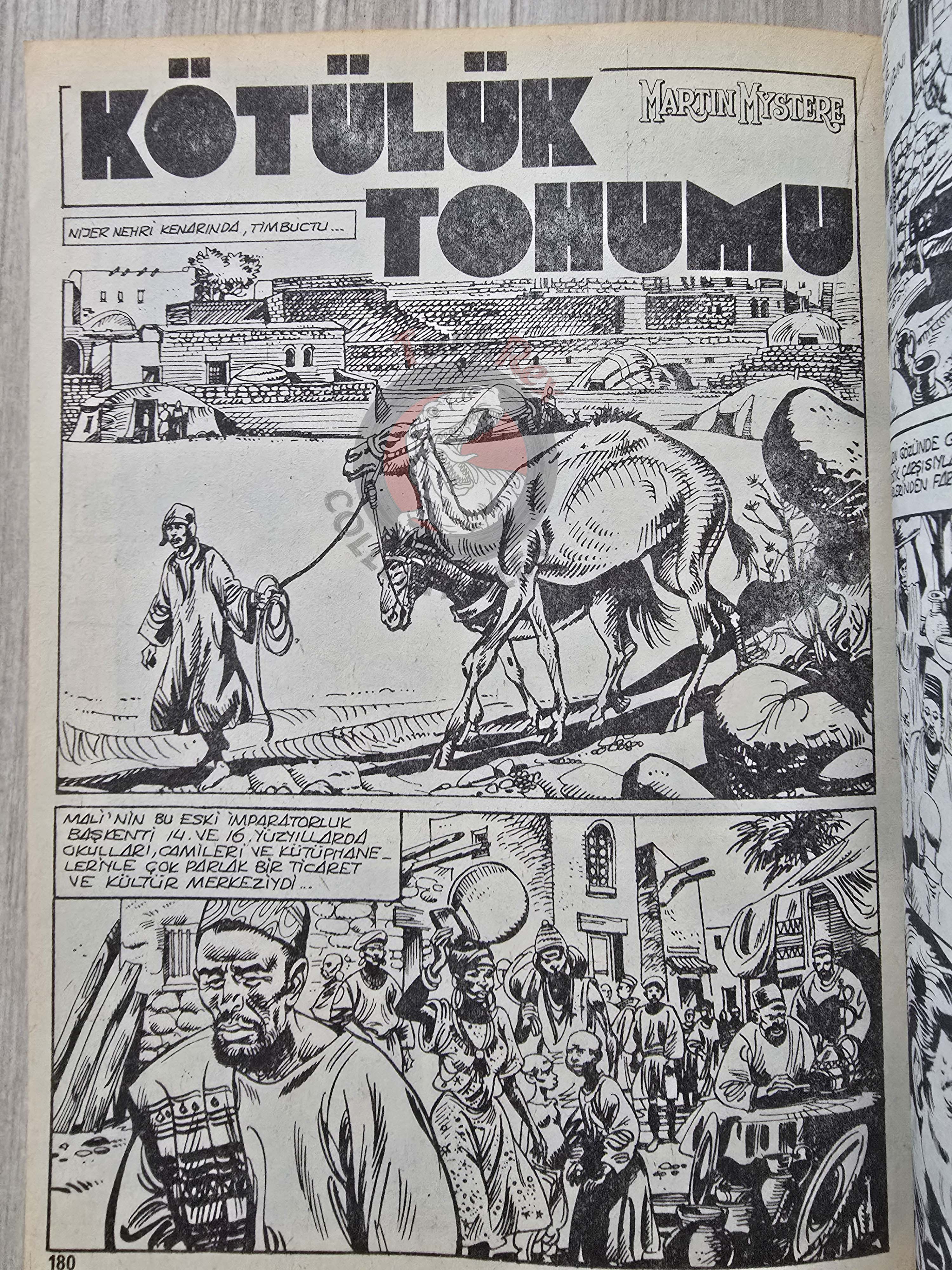 Martin Mystère #21 Le Piste di Nazca 80s Turkish Comic Turkey #57 #59 #60