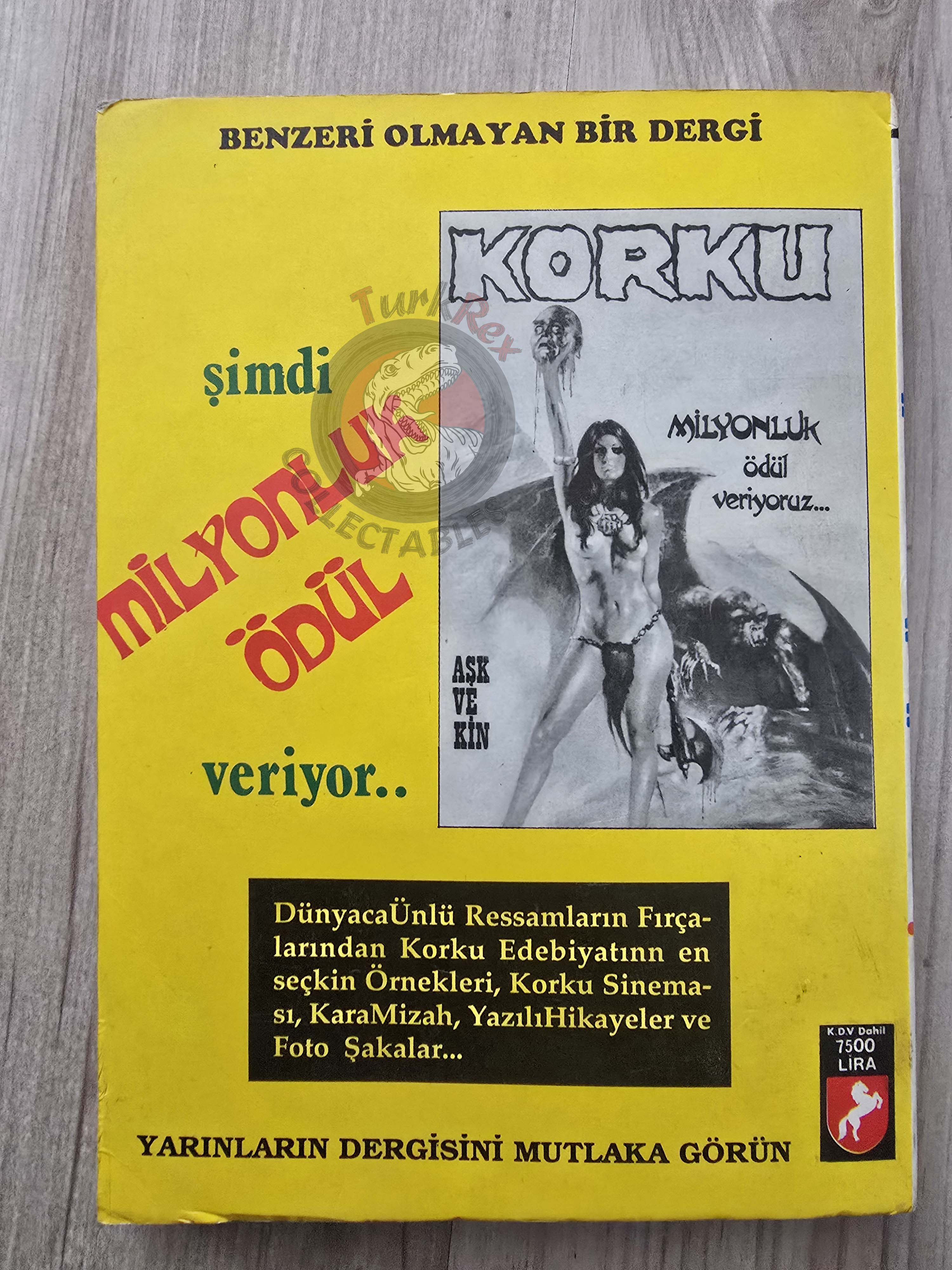 Martin Mystère #14 Il Segreto del Monastero 80s Turkish Comic Turkey #45 #47