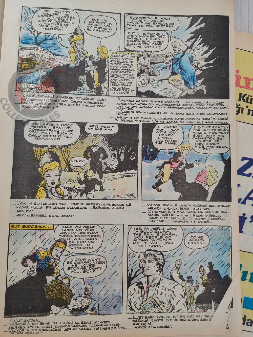 Frankenstein  – Mary Shelley Turkish Comic Turkey Classics Illustrated