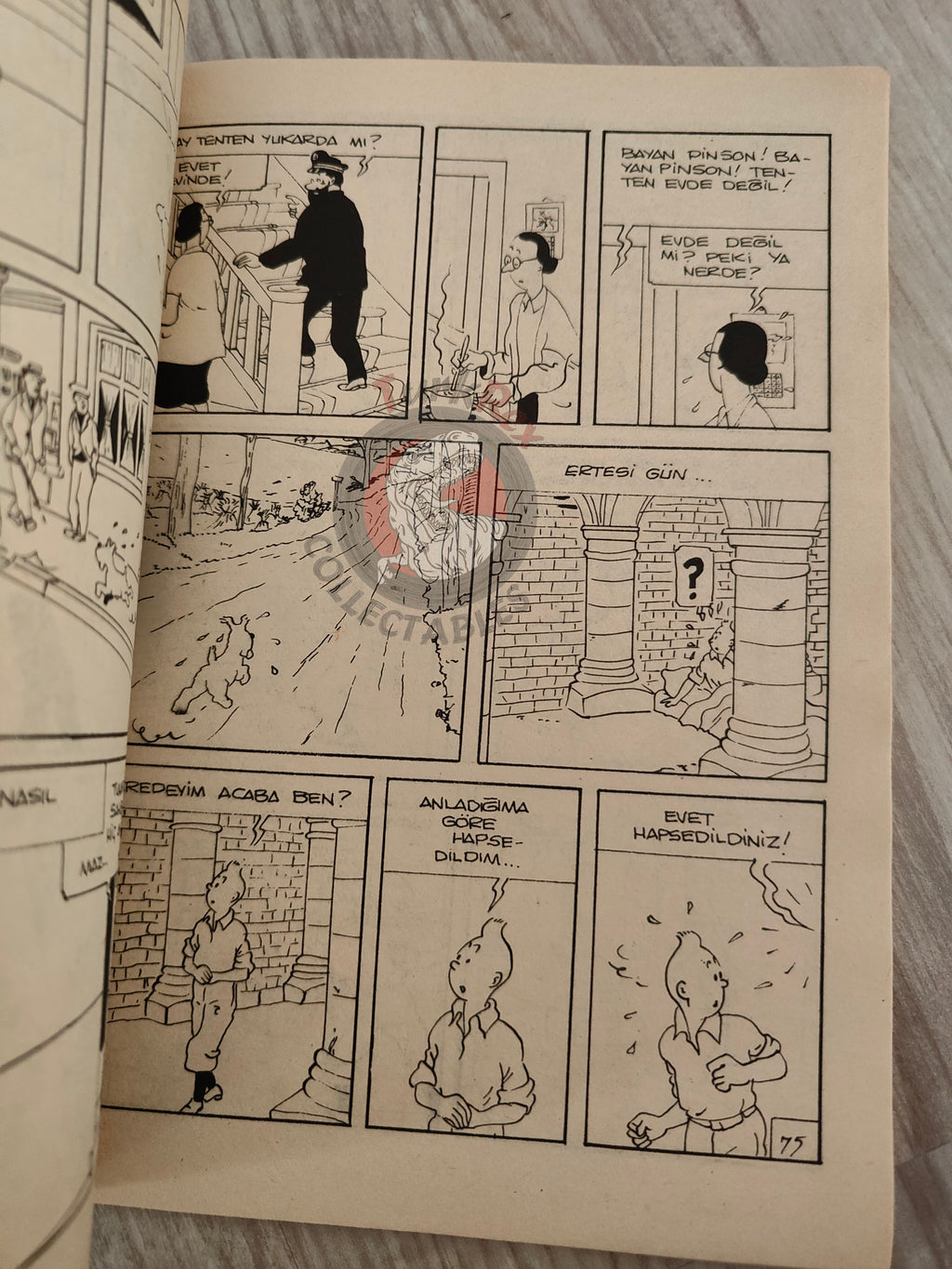 Tintin –  The Secret of the Unicorn 1980s Turkish Edition Comic Turkey