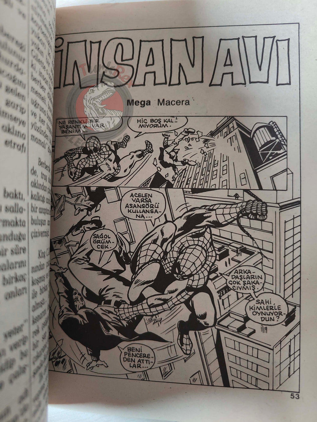 Spider-Man #163 1994 Turkish Comic Turkey Web Of #88 #89 #86 Amazing #201 #202 Marvel Team Up #125
