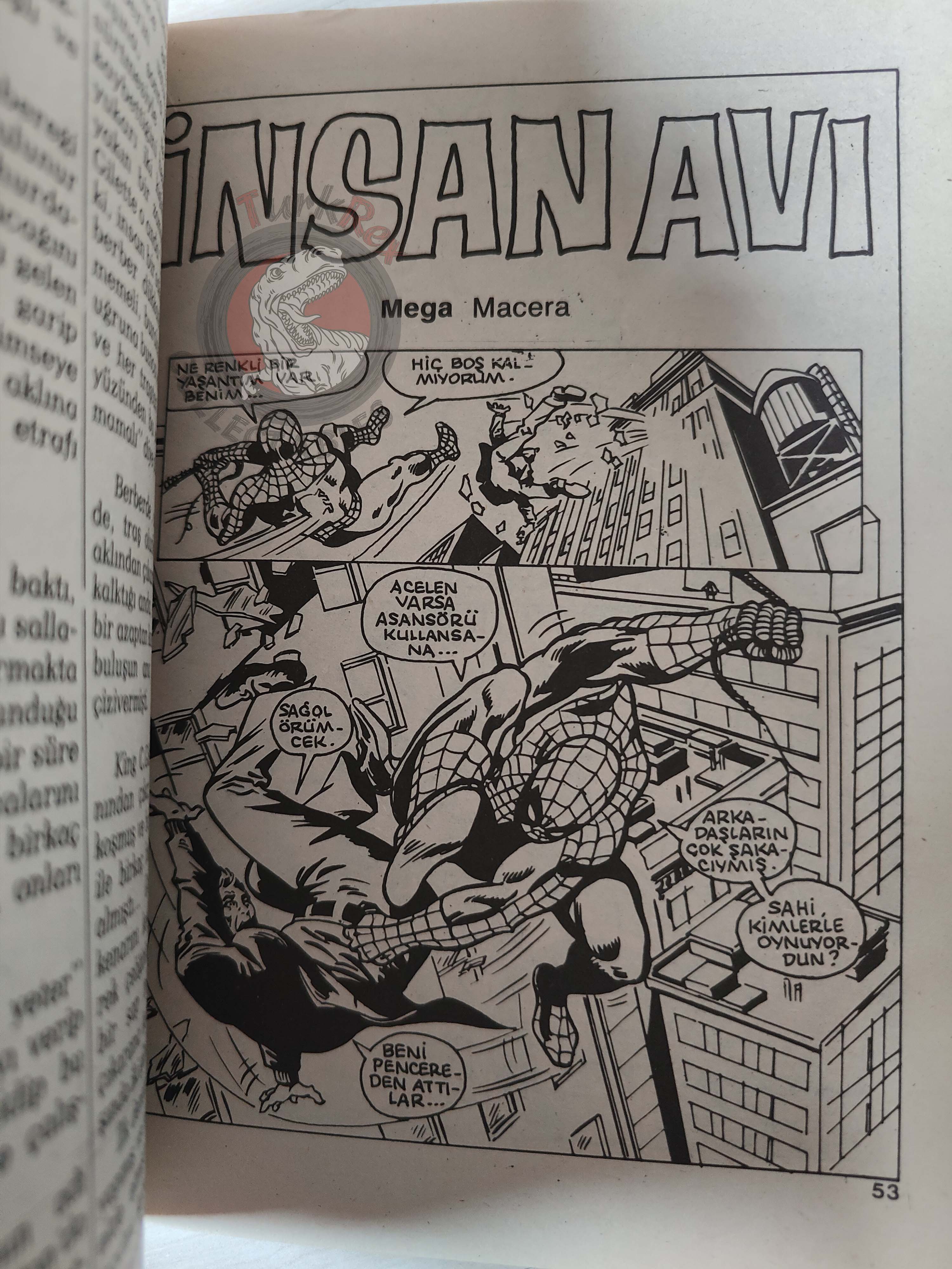 Spider-Man #163 1994 Turkish Comic Turkey Web Of #88 #89 #86 Amazing #201 #202 Marvel Team Up #125