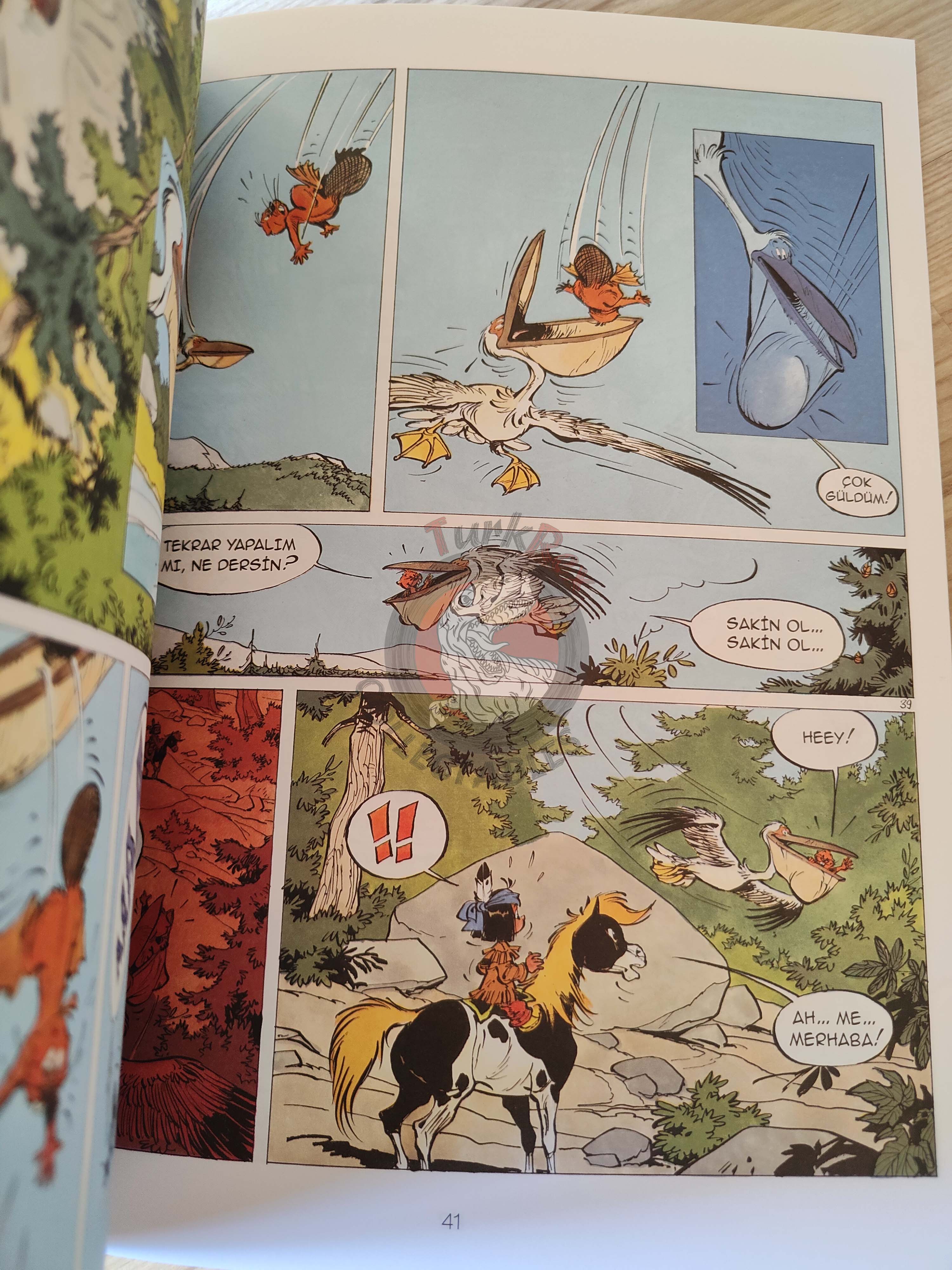 Yakari #7 L'étranger Turkish Comic Turkey Derib + Job