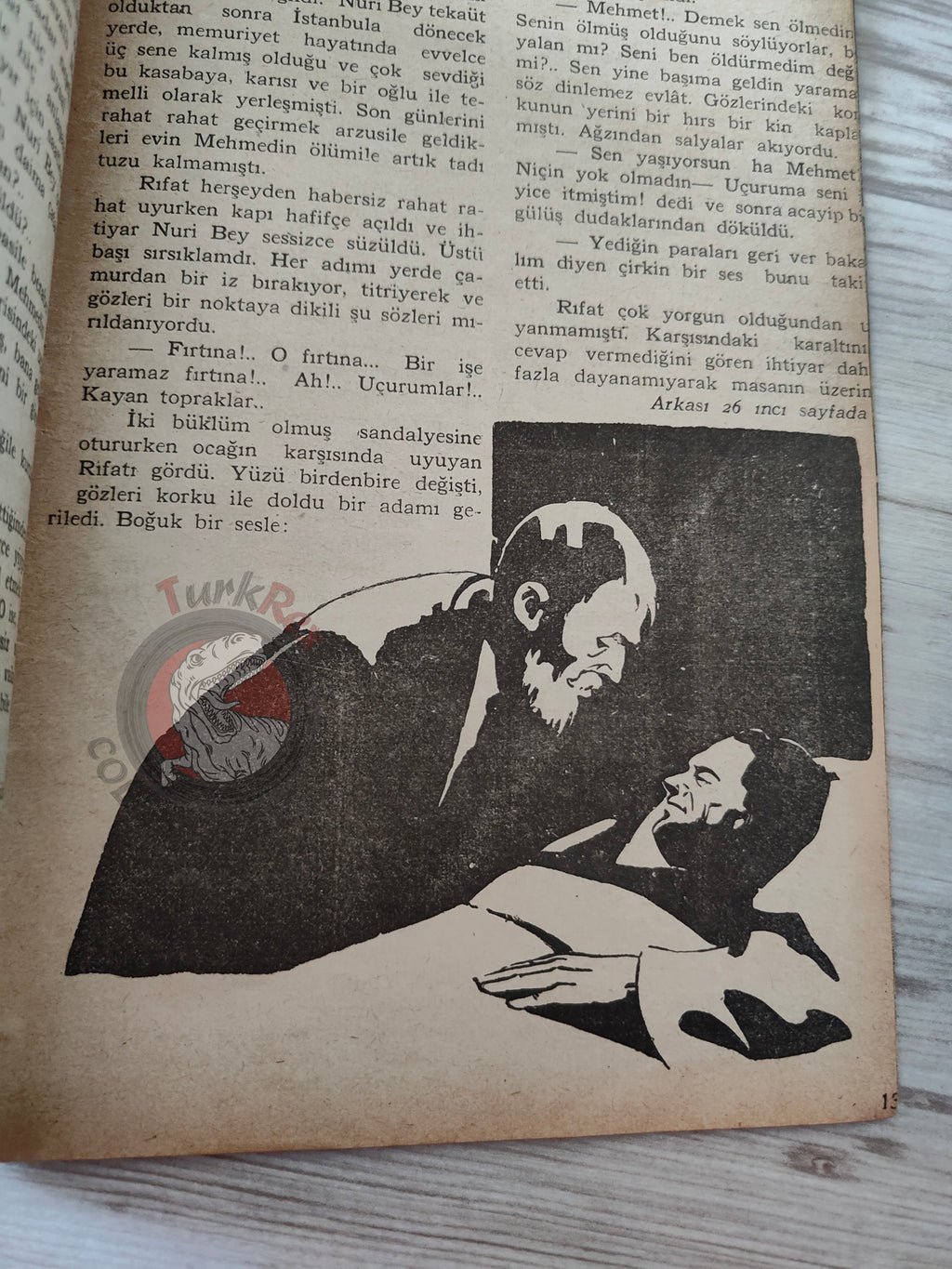 1001 Roman 1944 The Green Nest Turkish Comic Mag Turkey