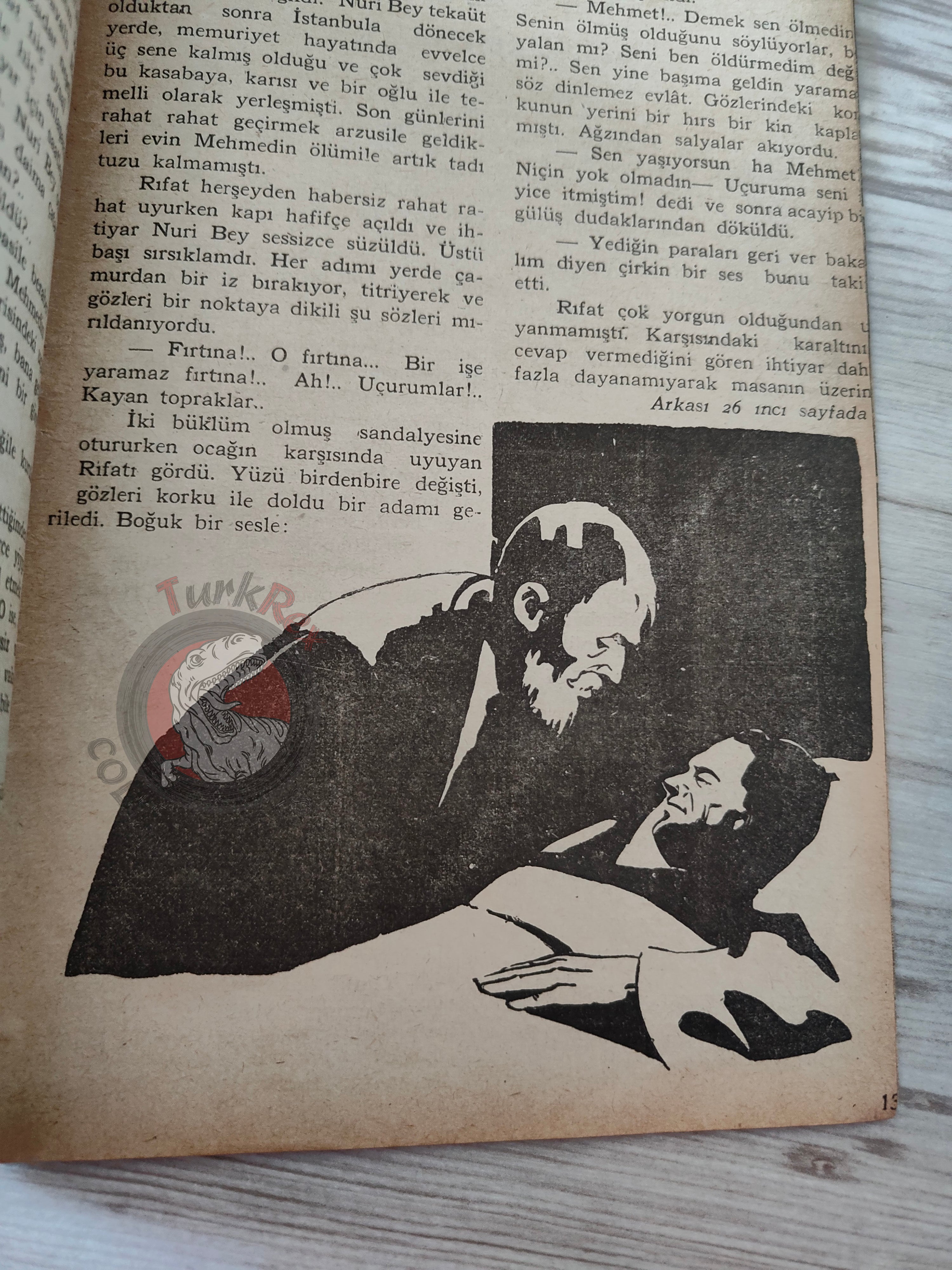 1001 Roman 1944 The Green Nest Turkish Comic Mag Turkey