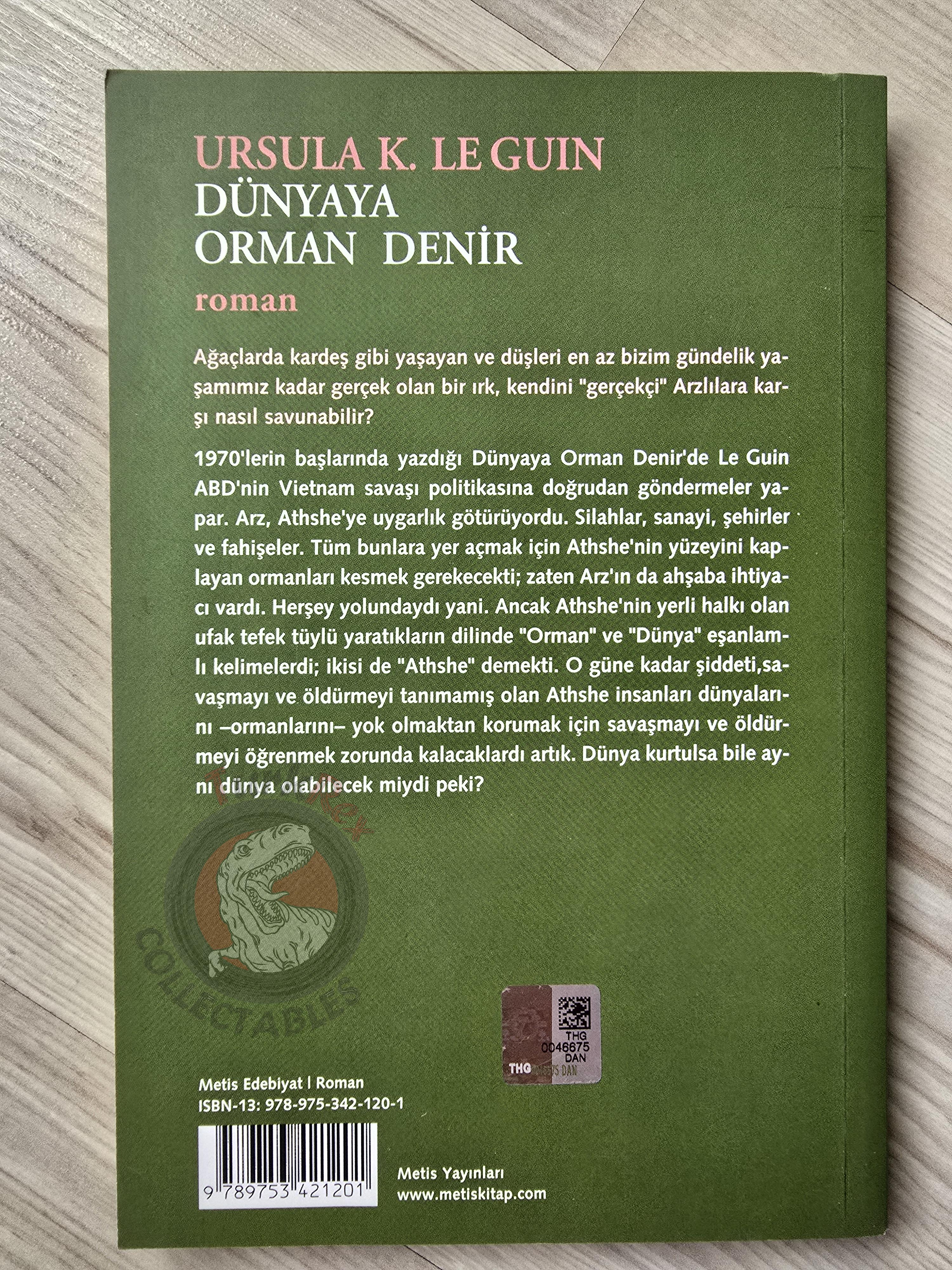 Ursula K. Le Guin – The Word for World Is Forest 2015 Turkish Book Turkey