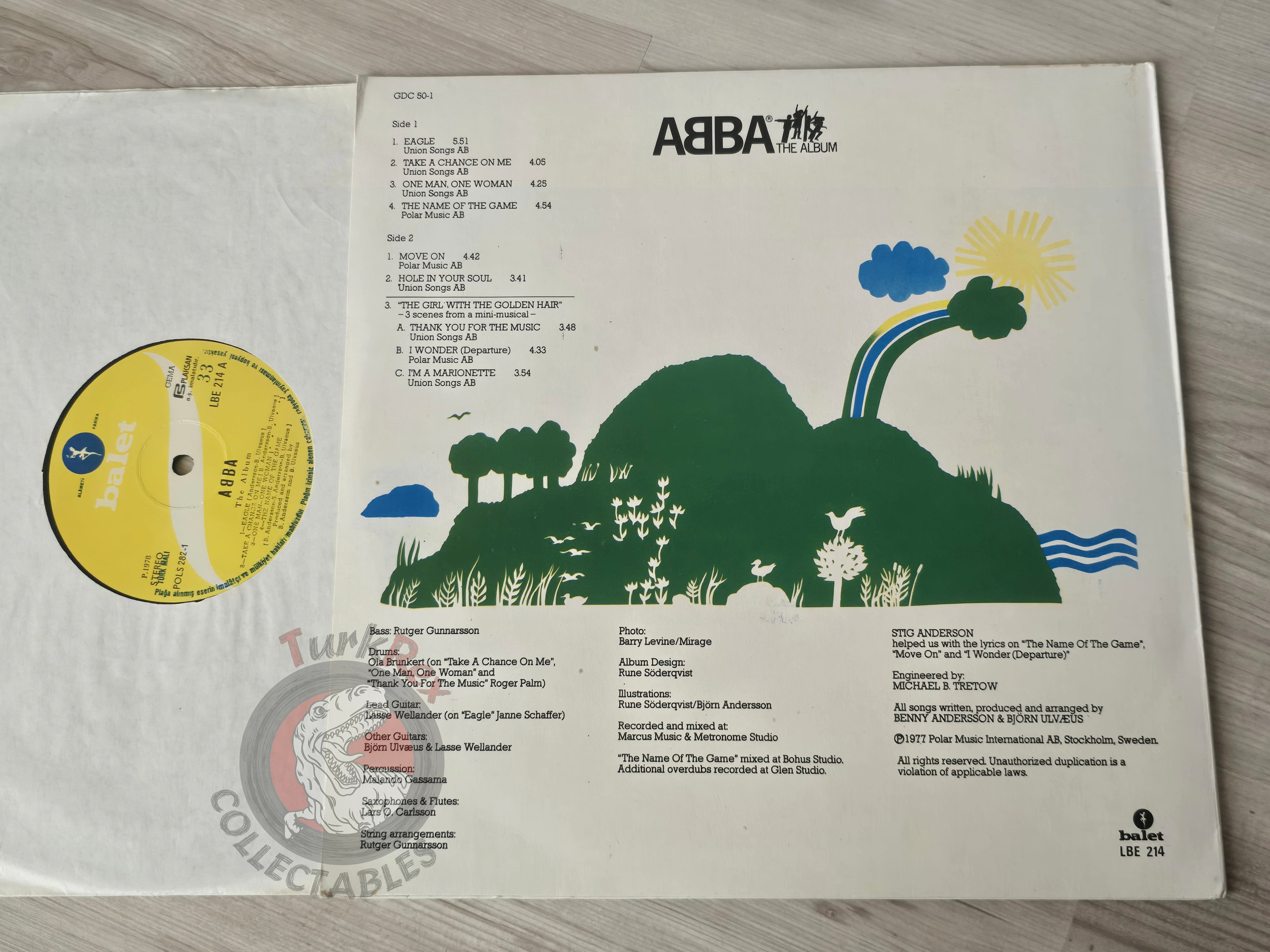 ABBA – The Album Turkish Pressing Vinyl Turkey Edition