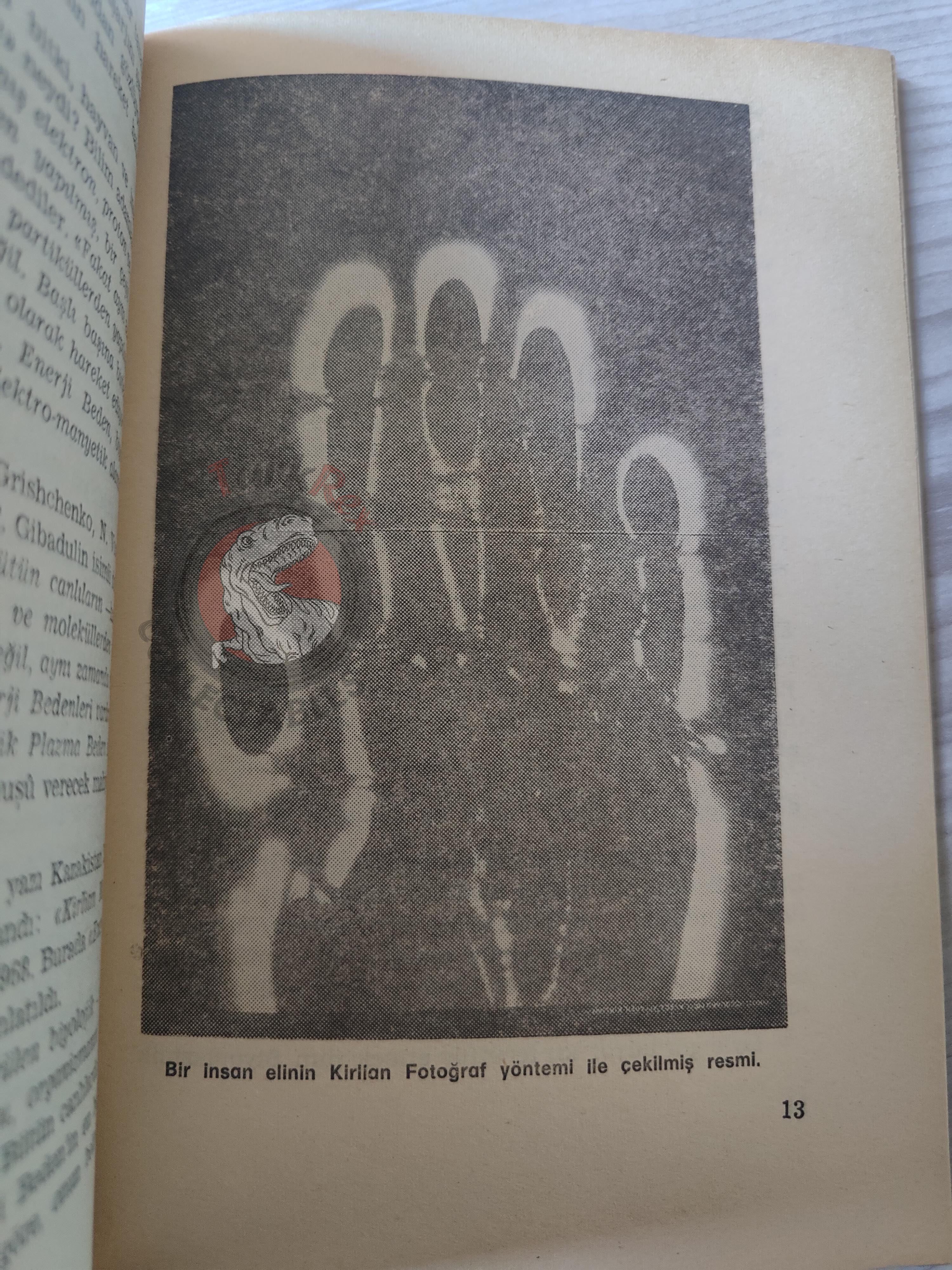 Kirlian Photography 1979 Turkish Book Turkey Parapsychology Bioenergy
