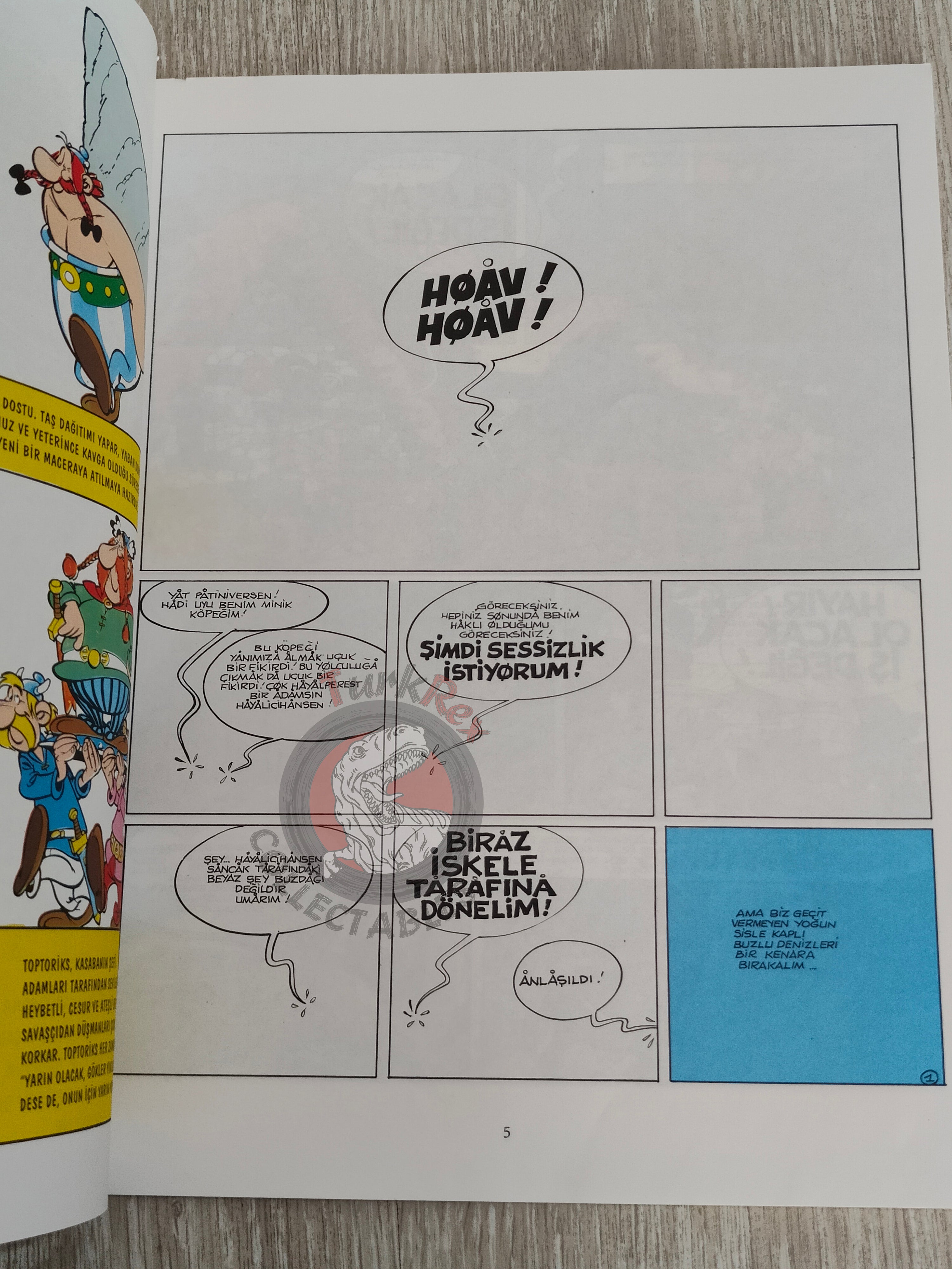 Asterix – Asterix and the Great Crossing 1995 1st Edition Turkish Edition Comic Turkey