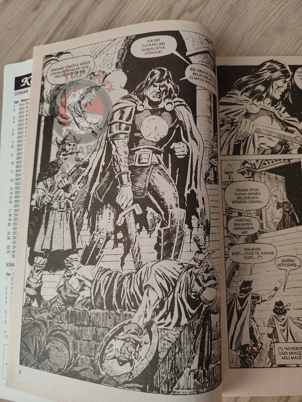 Imparator Conan #2 Conan the King #38 #39 Turkish Comic Turkey