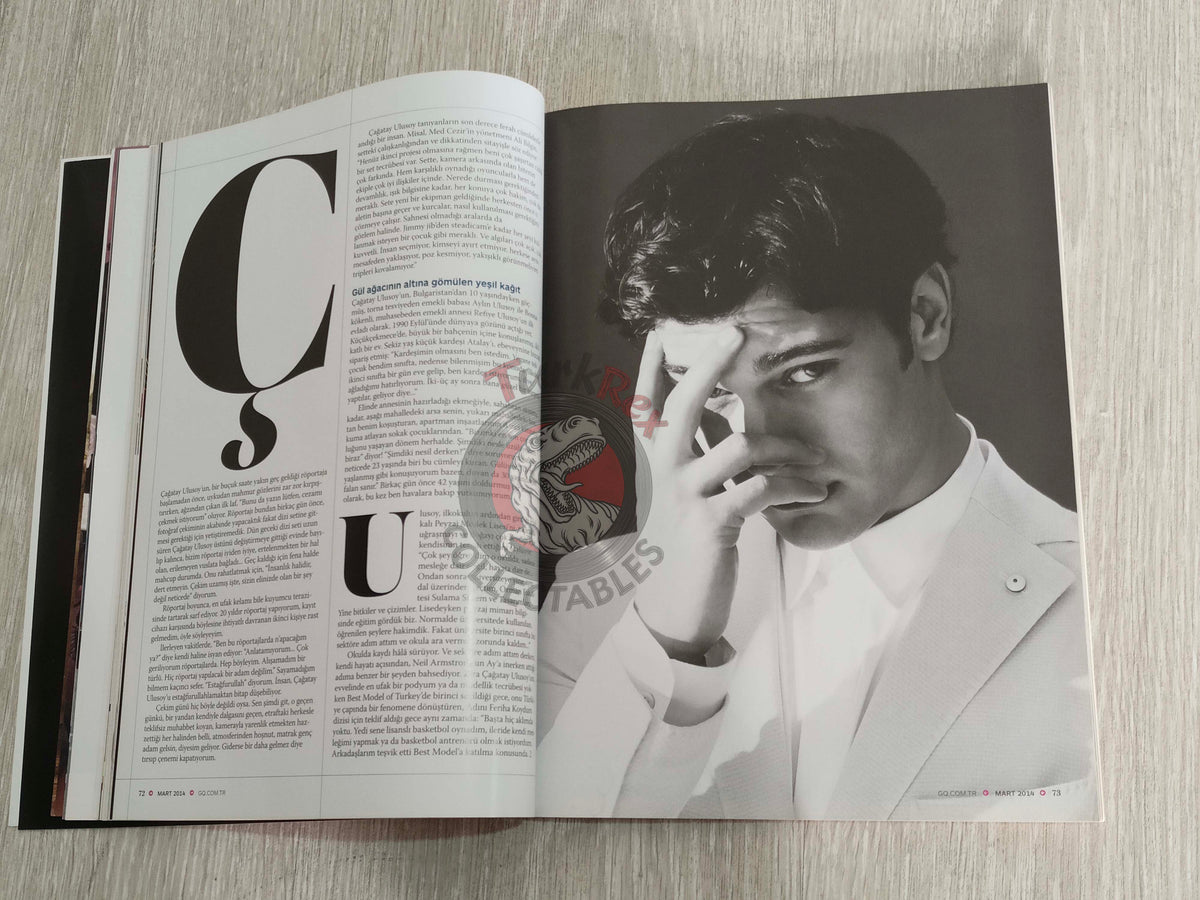 GQ 2014 Çağatay Ulusoy Turkish Mag Turkey George Clooney Thierry Henry