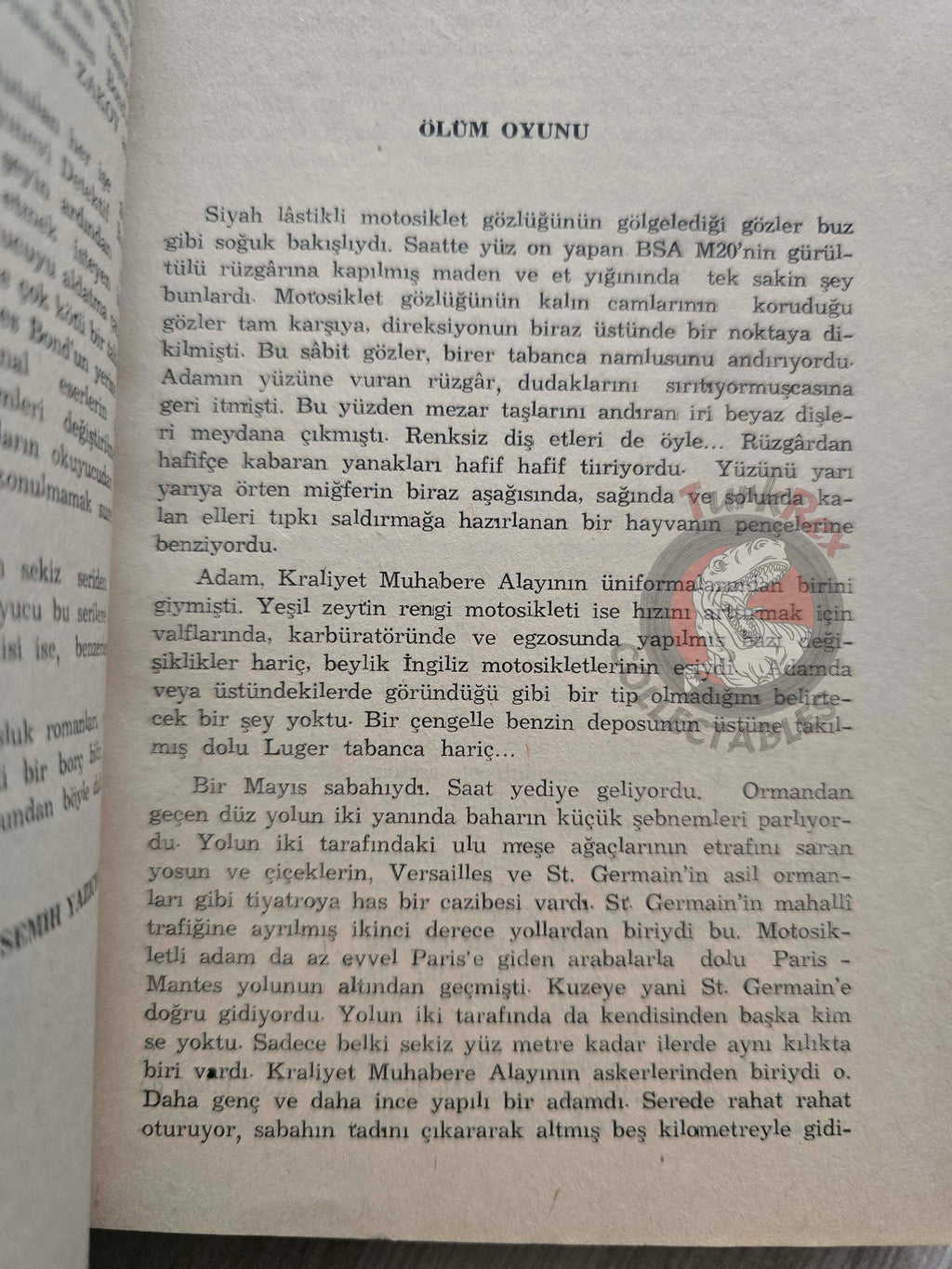 James Bond - For Your Eyes Only 1966 1st Turkish Book Turkey Ian Fleming