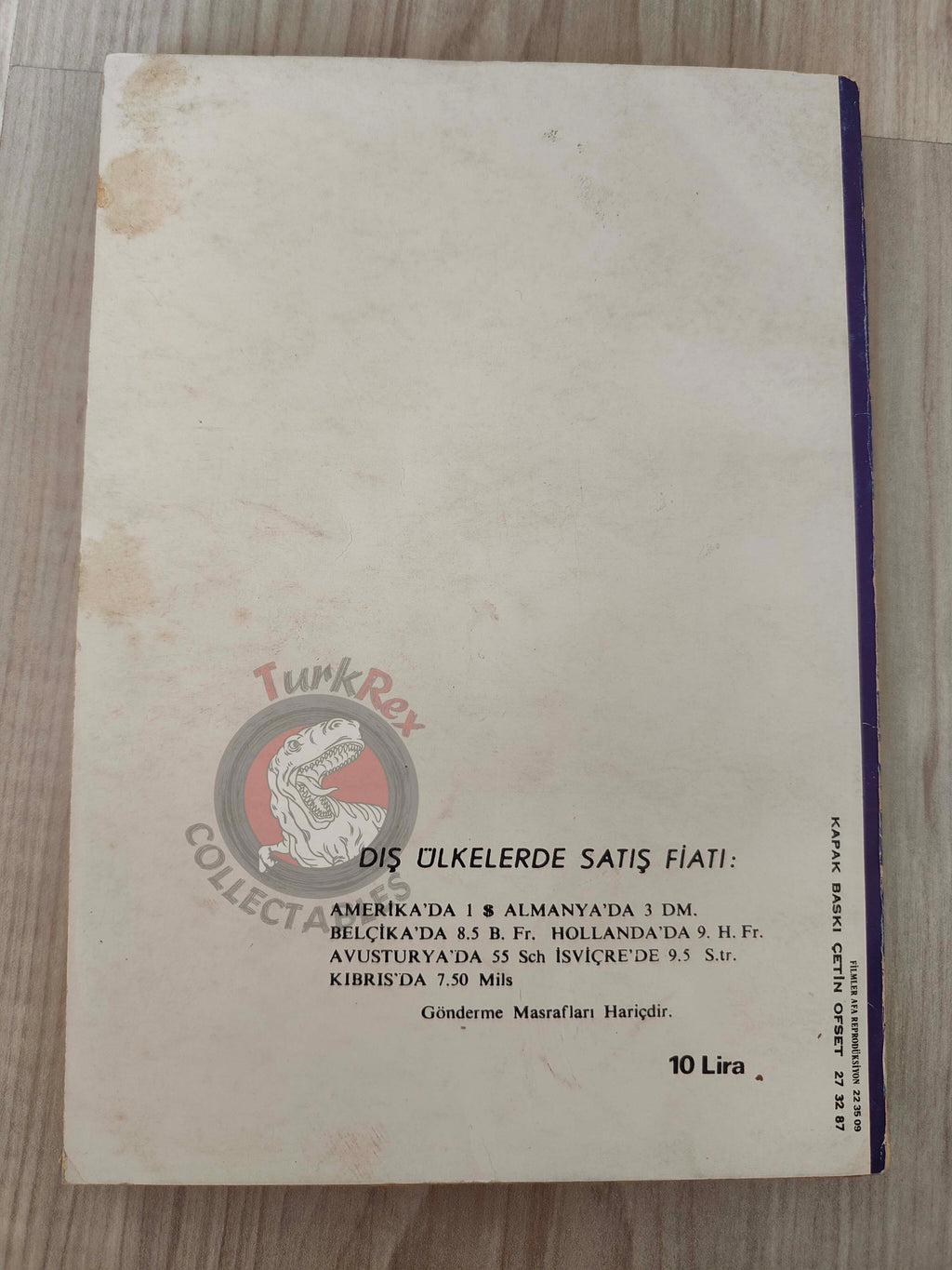 James Bond - Live and Let Die 1973 Turkish Book Turkey Ian Fleming