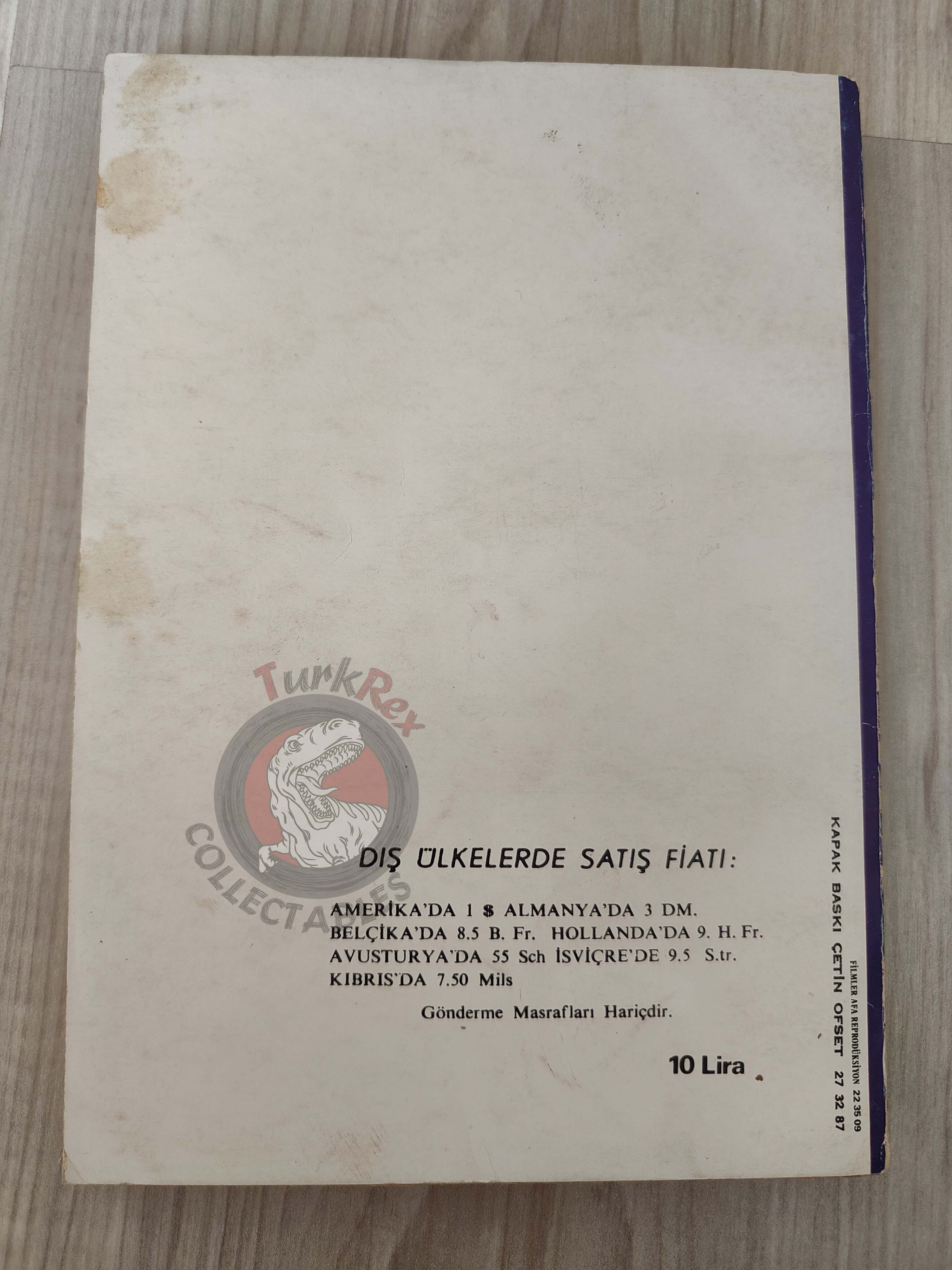 James Bond - Live and Let Die 1973 Turkish Book Turkey Ian Fleming