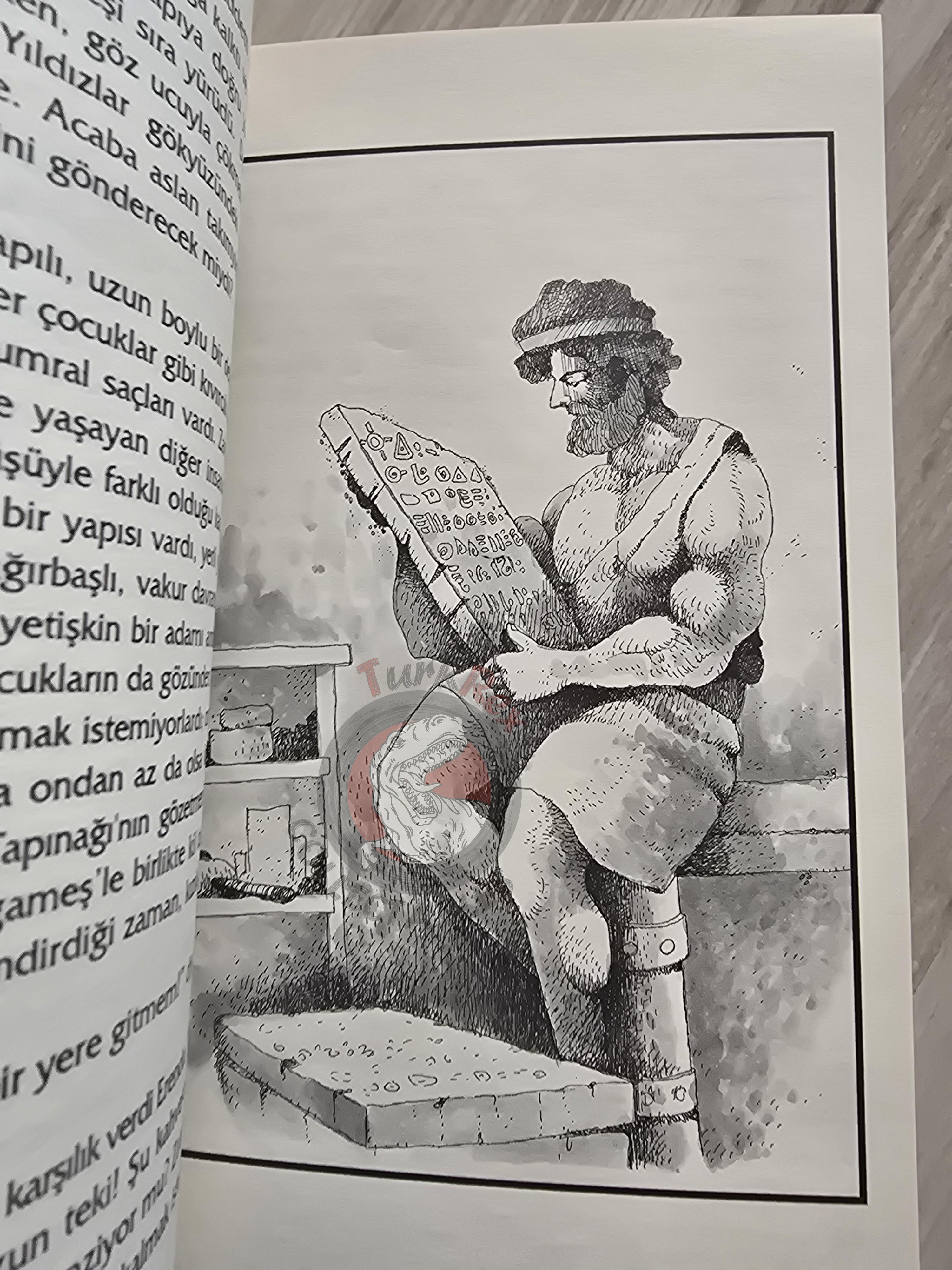 Gilgamesh – Robert Krugmann 2003 Turkish Book Turkey Illustrated by Turkish Artist