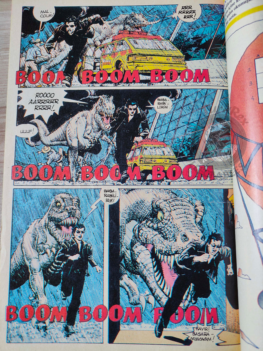 Jurassic Park #9 Turkish Edition Comic Turkey Topps Spielberg