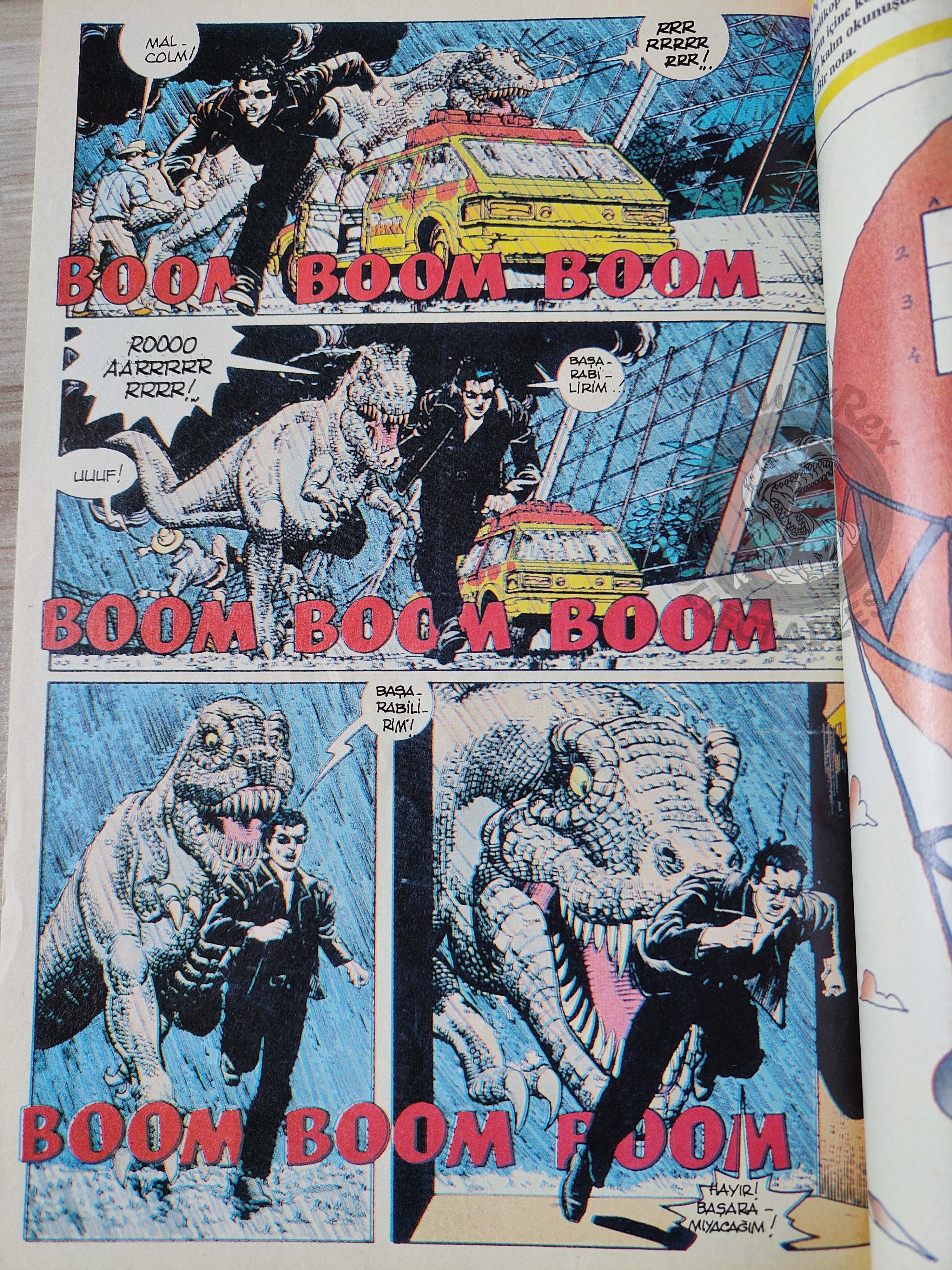 Jurassic Park #9 Turkish Edition Comic Turkey Topps Spielberg