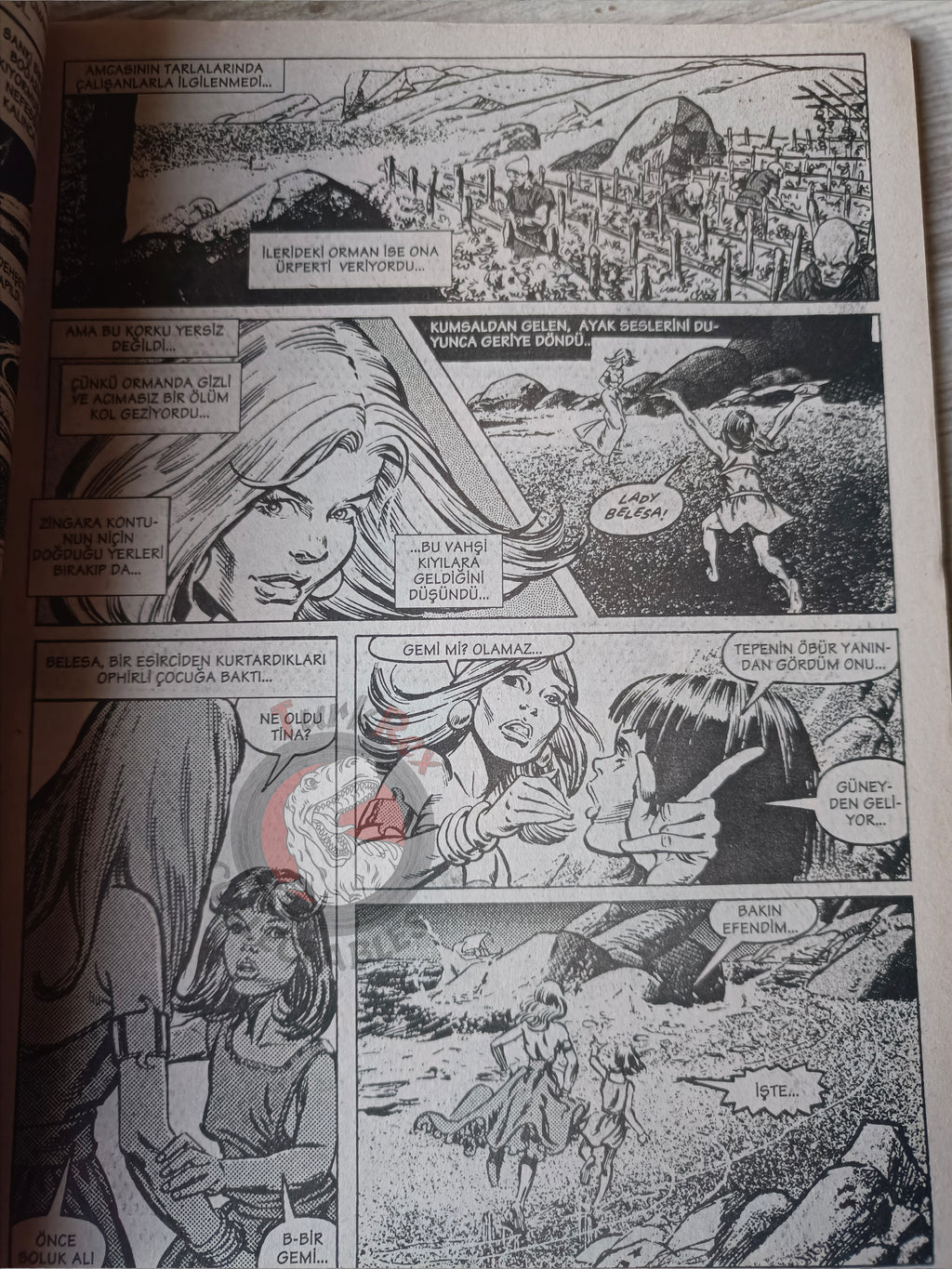 Kral Conan #4 The Savage Sword of #47 #48 Turkish Comic Turkey